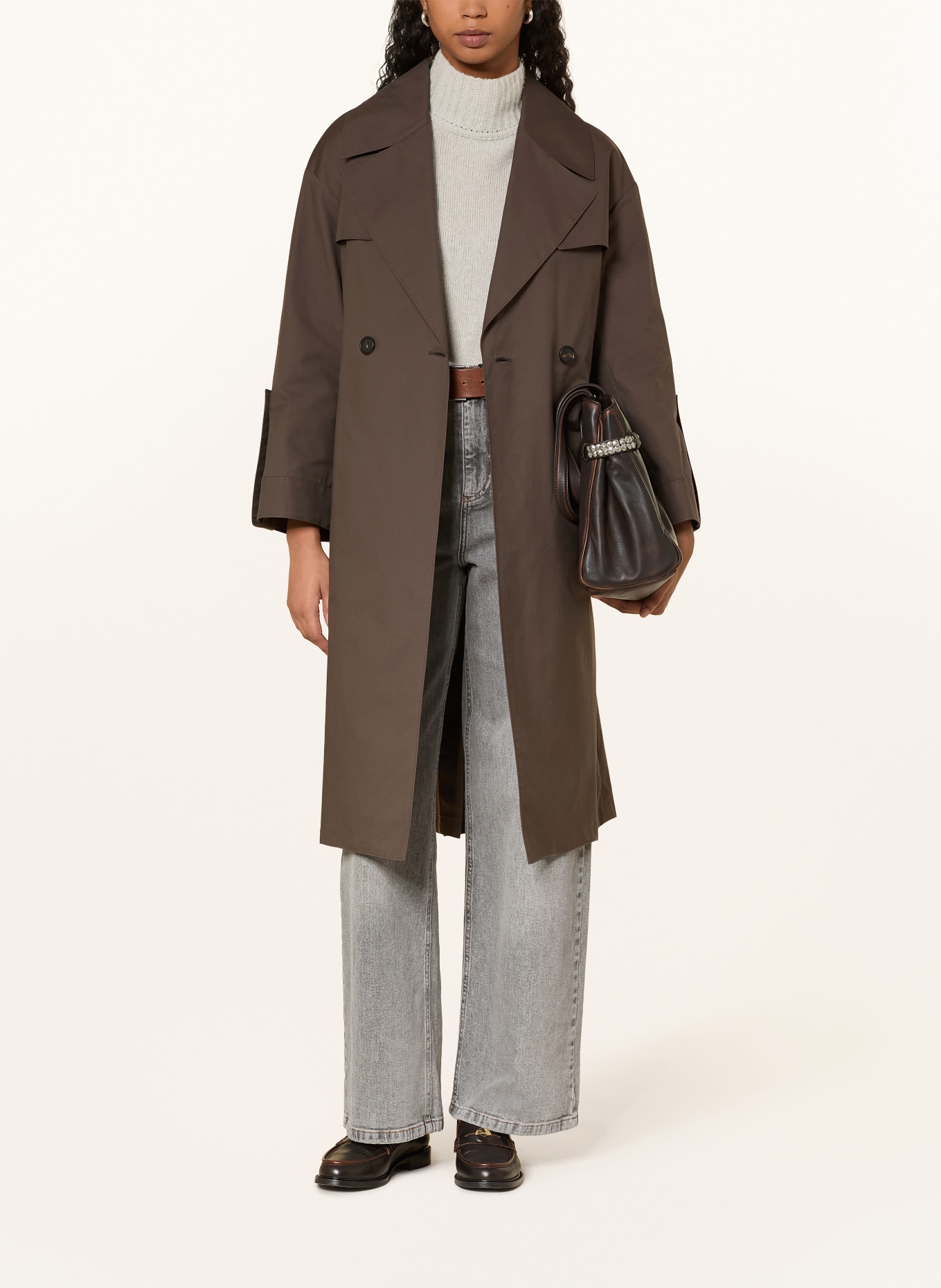 Max Mara The Cube Trenchcoat AMOUR: DUNKELBRAUN