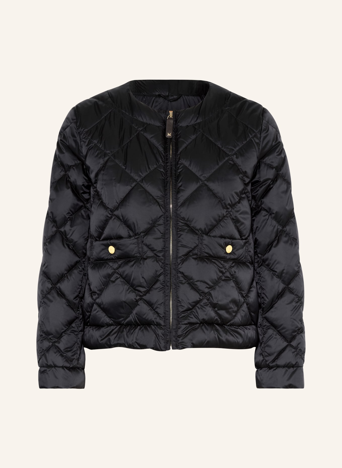 Max Mara The Cube Lehká péřová bunda SOFTA: ČERNÁ