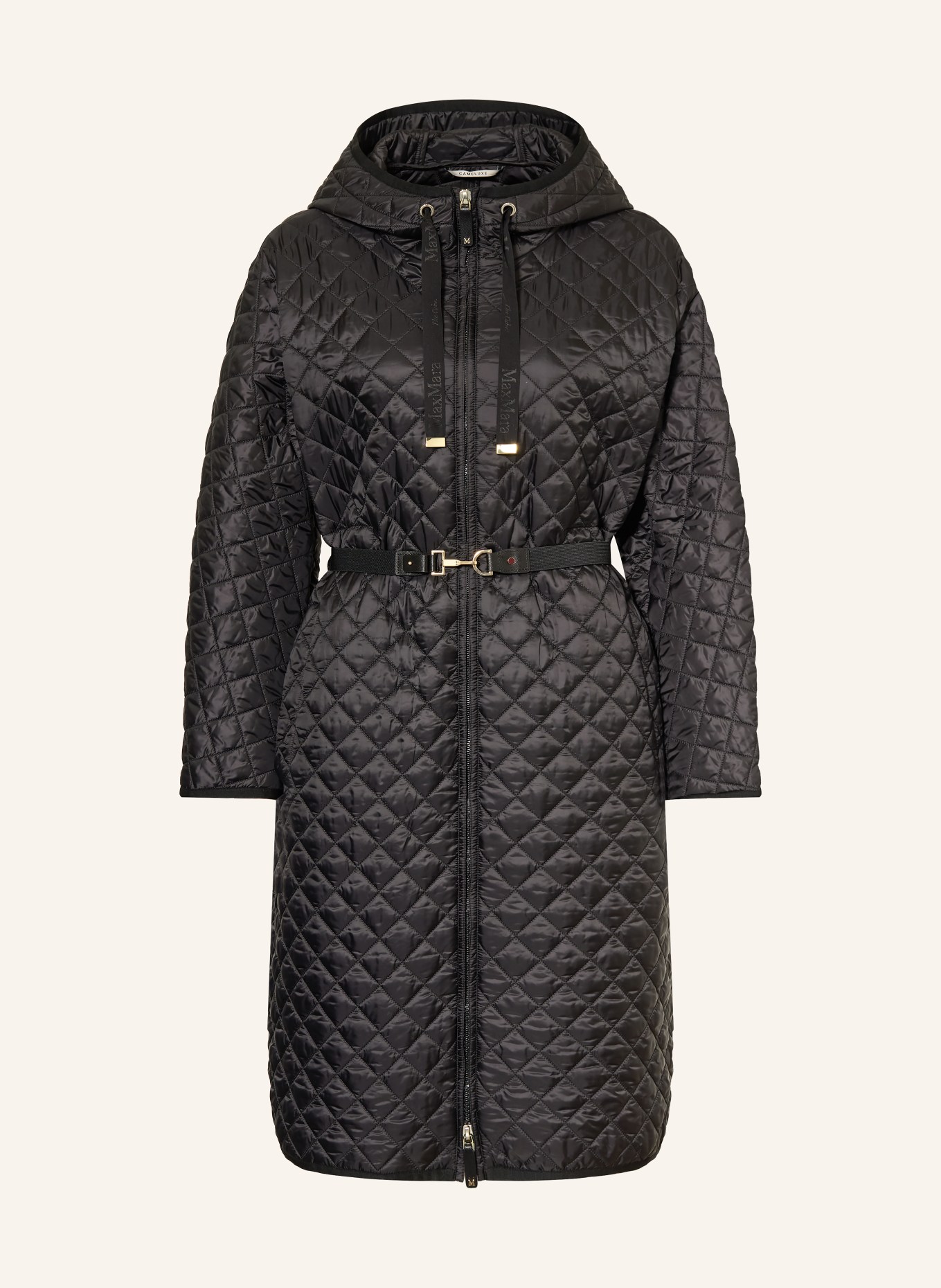 Max Mara The Cube Quilted coat BUONO: BLACK