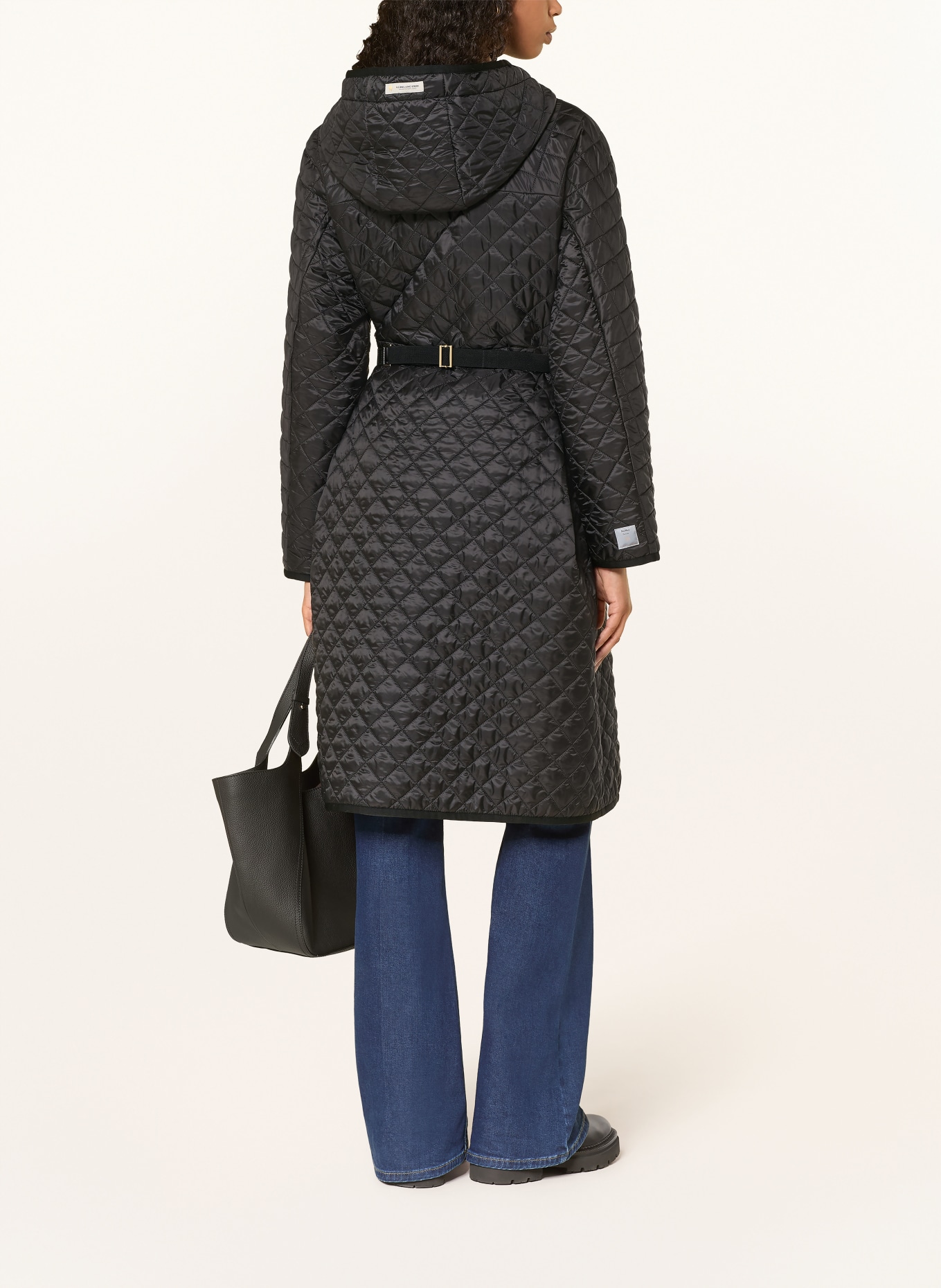 Max Mara The Cube Quilted coat BUONO: BLACK