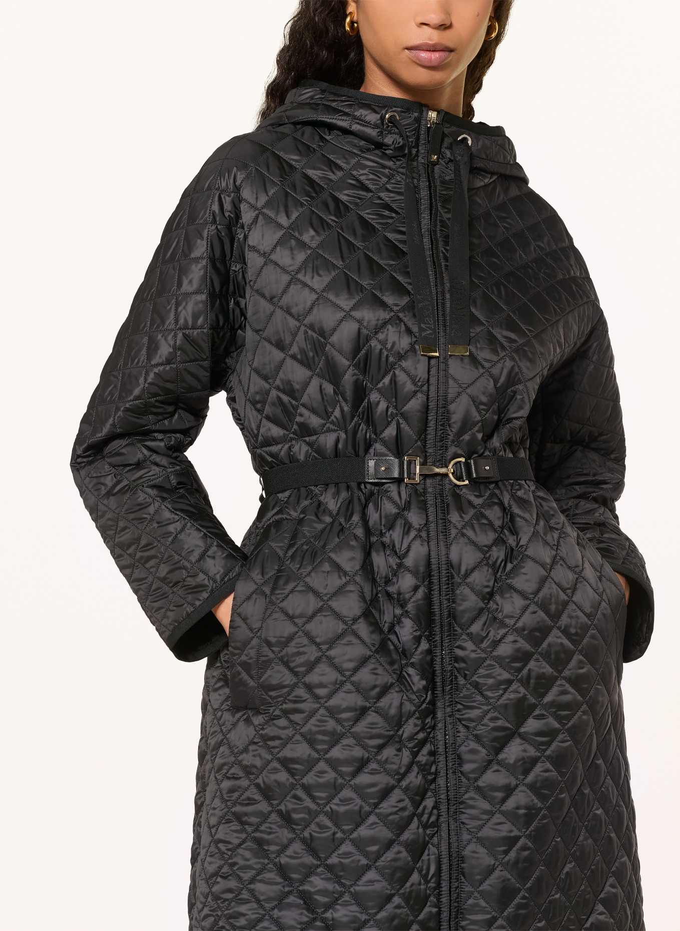 Max Mara The Cube Quilted coat BUONO: BLACK