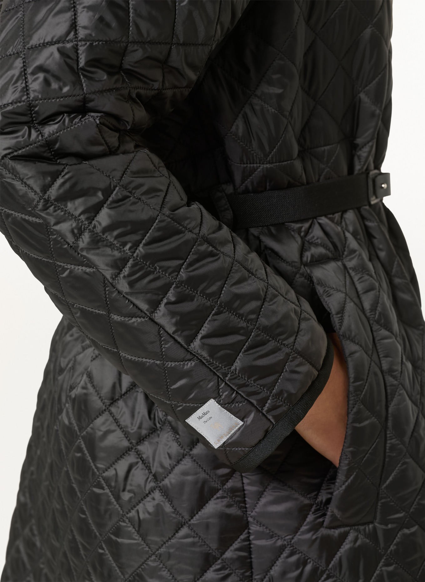 Max Mara The Cube Quilted coat BUONO: BLACK