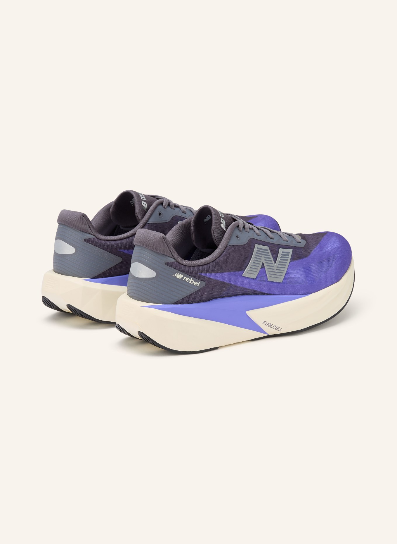 new balance Laufschuhe FC REBEL: DUNKELGRAU / LILA