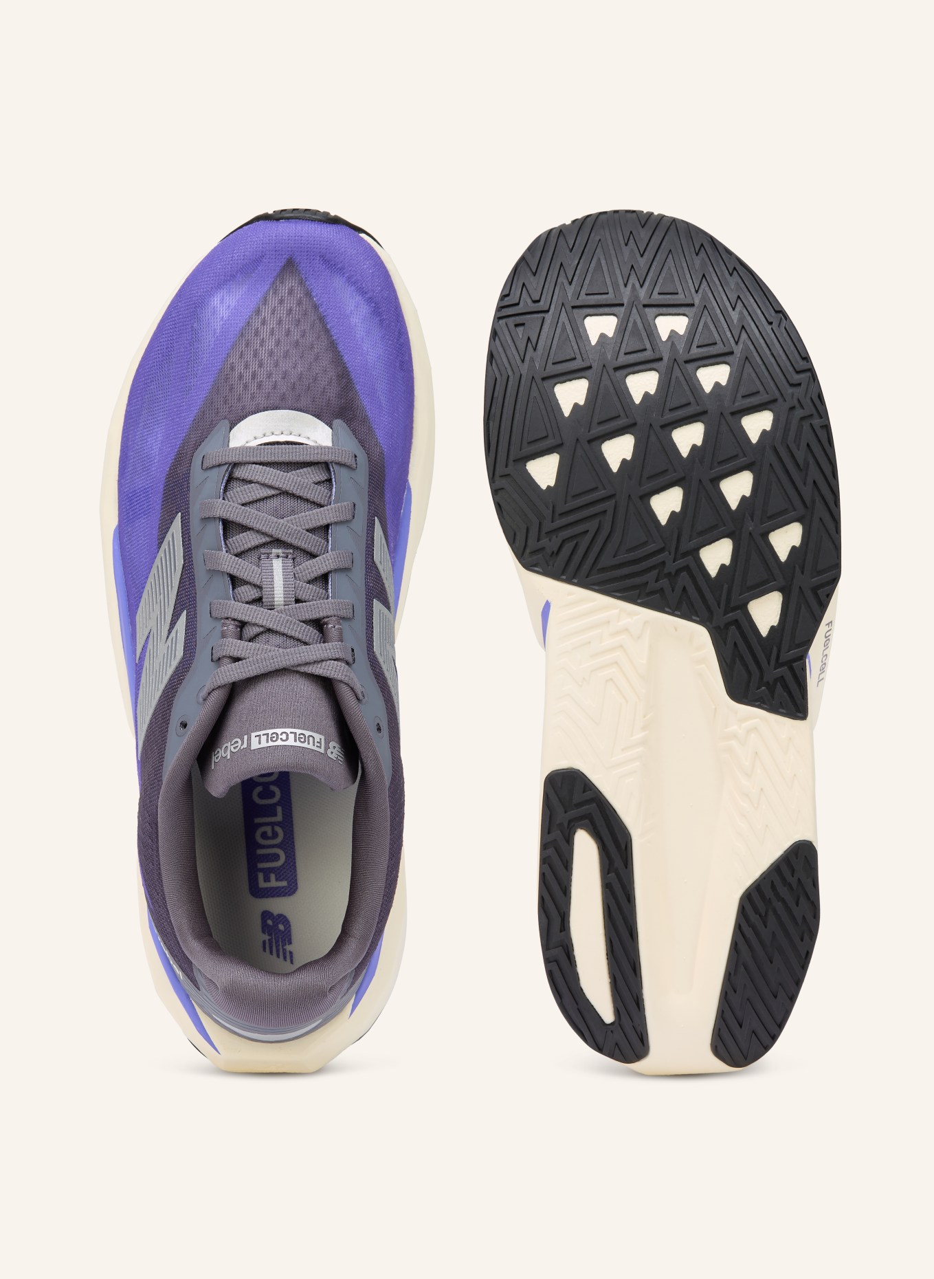 new balance Laufschuhe FC REBEL: DUNKELGRAU / LILA