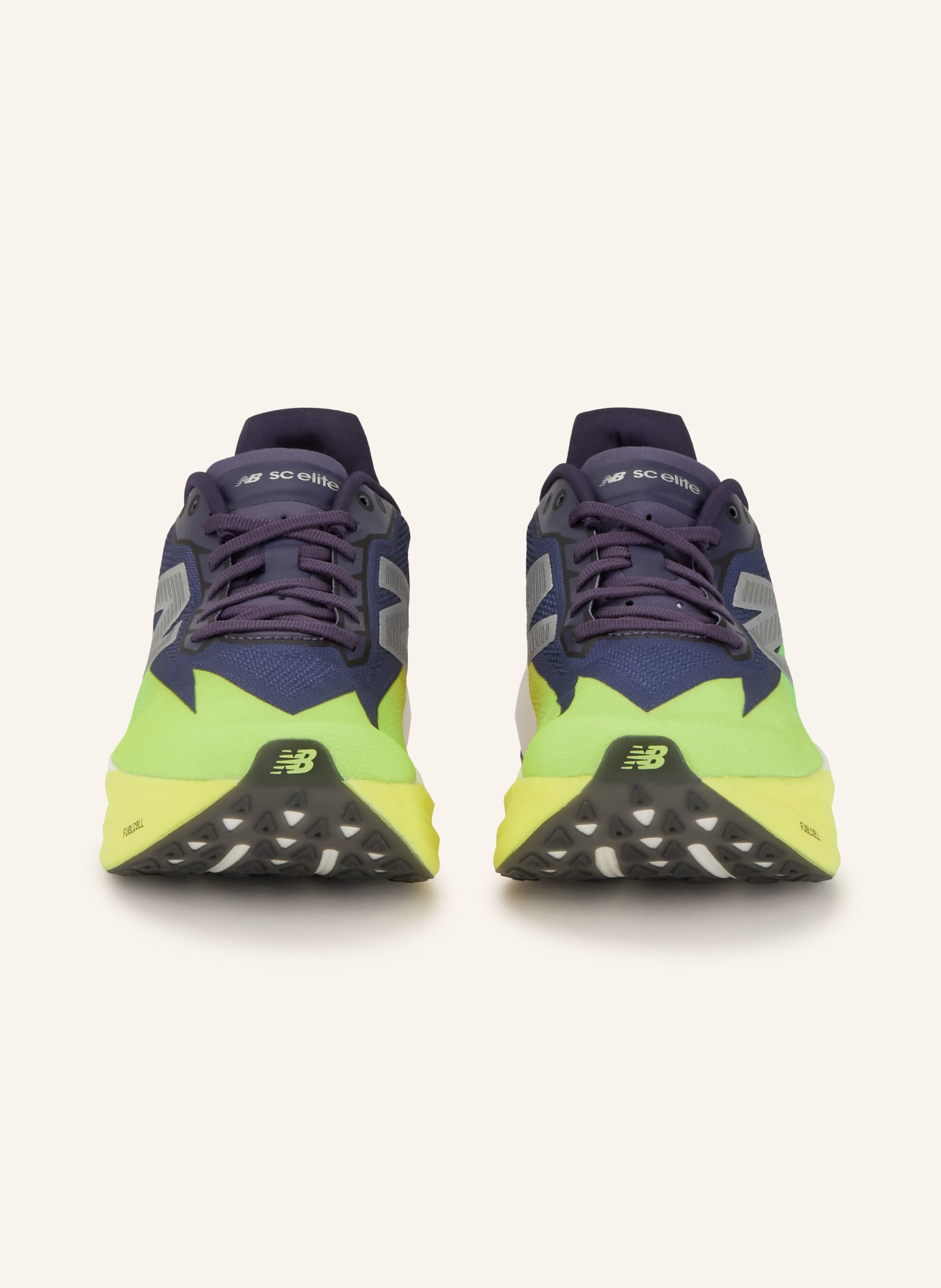 new balance Běžecké boty FUELCELL SUPERCOMP ELITE V5: TMAVĚ MODRÁ / STŘÍBRNÁ / NEONOVĚ ZELENÁ