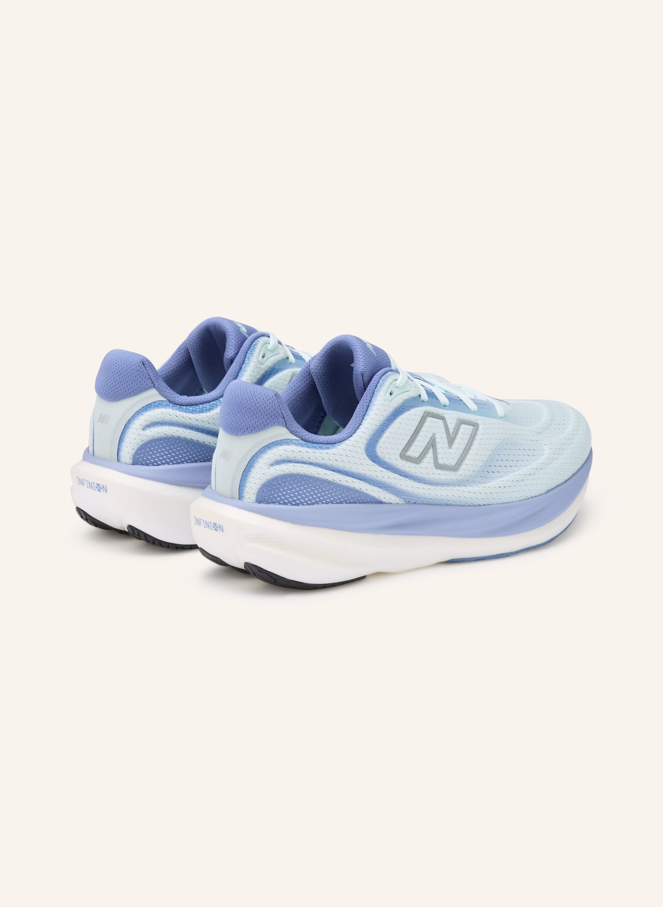 new balance Laufschuhe 1080: CREME / LILA