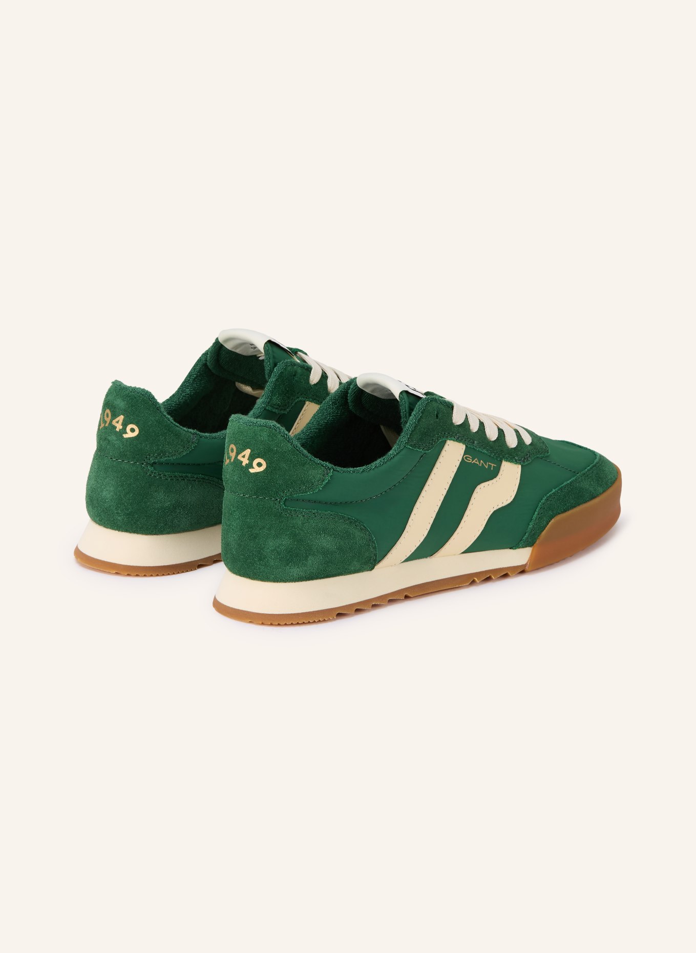 GANT BAYLLE sneakers: GREEN / CREAM