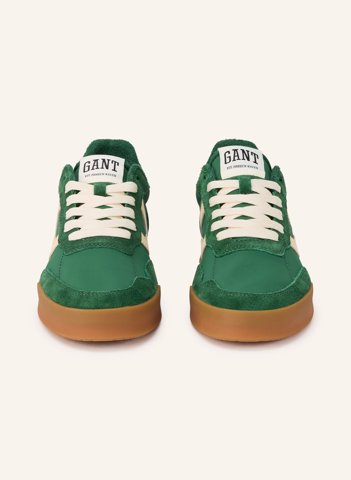 GANT BAYLLE sneakers: GREEN / CREAM