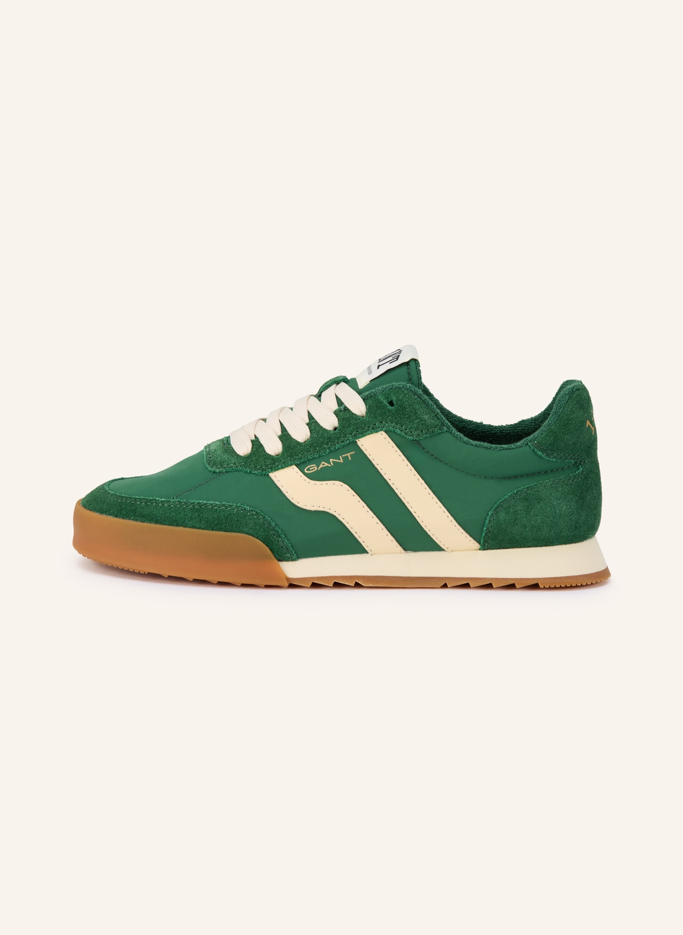 GANT BAYLLE sneakers: GREEN / CREAM