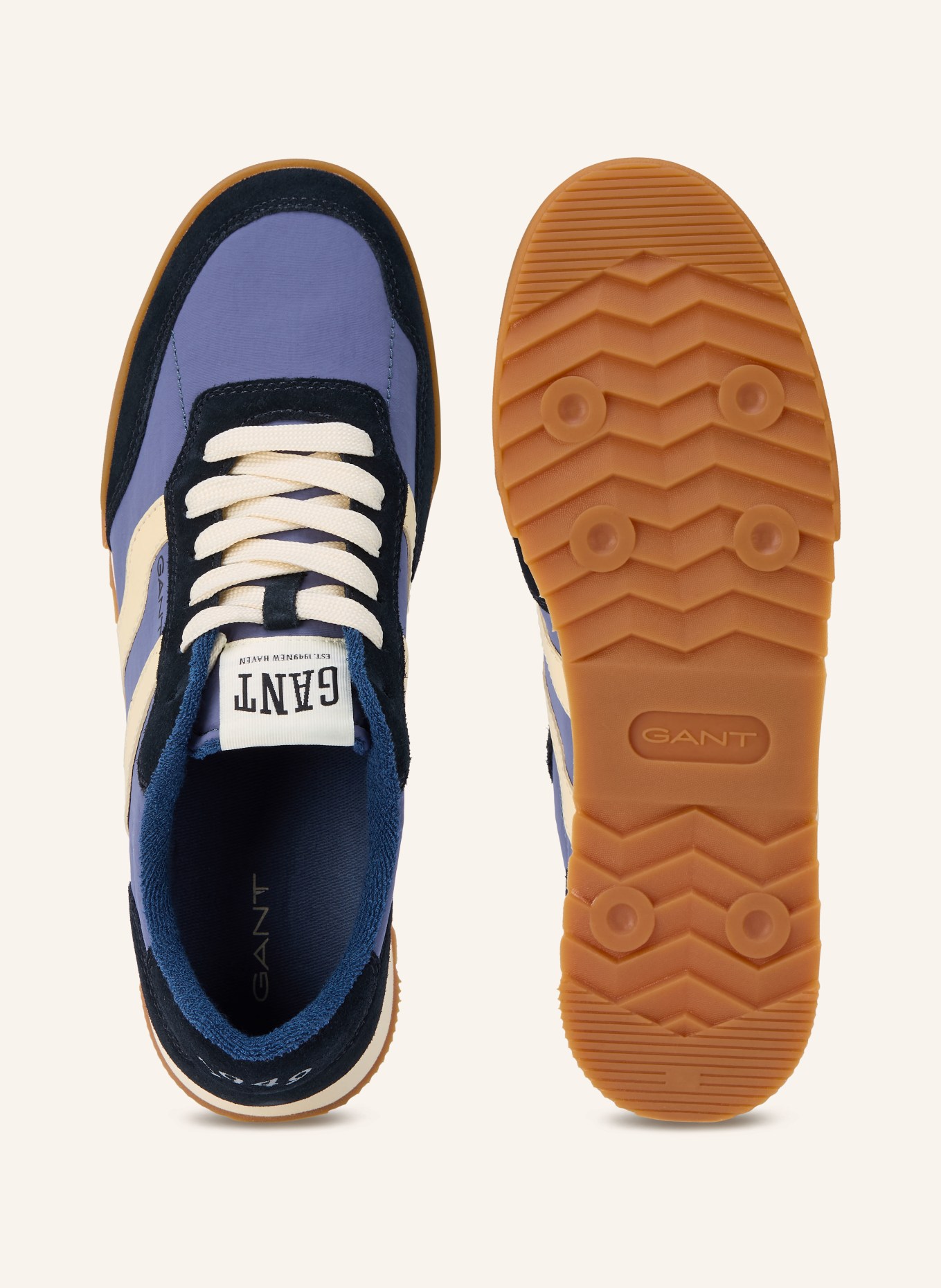 GANT BAYLLE sneakers: LIGHT BLUE / CREAM / DARK BLUE