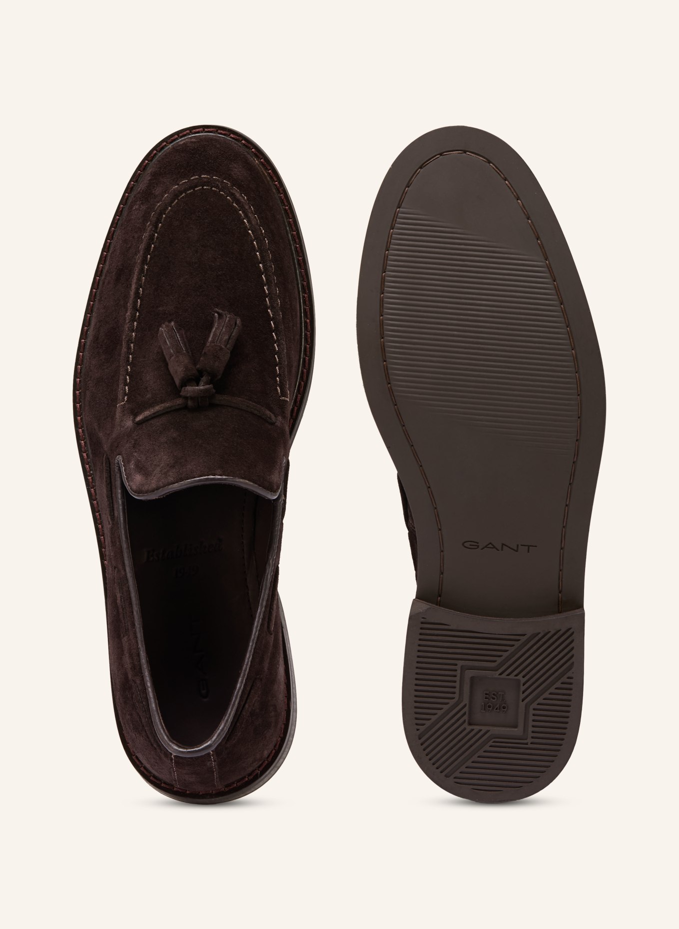 GANT LOZHAM loafer: DARK BROWN
