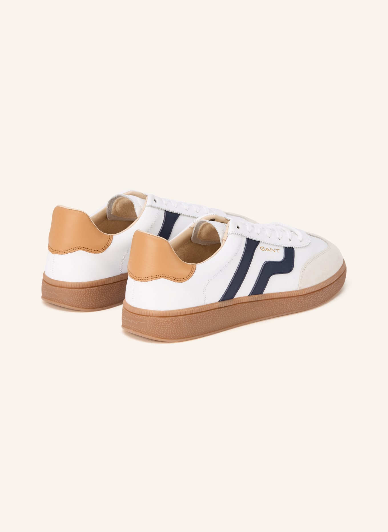 GANT Sneaker CUZMO: WEISS / HELLBRAUN / DUNKELBLAU