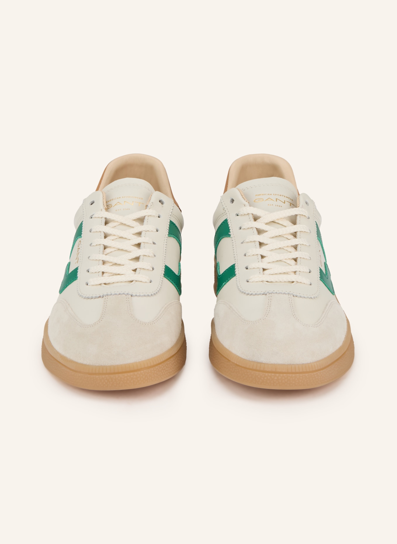 GANT Sneaker CUZMO: WEISS / HELLGRAU / GRÜN