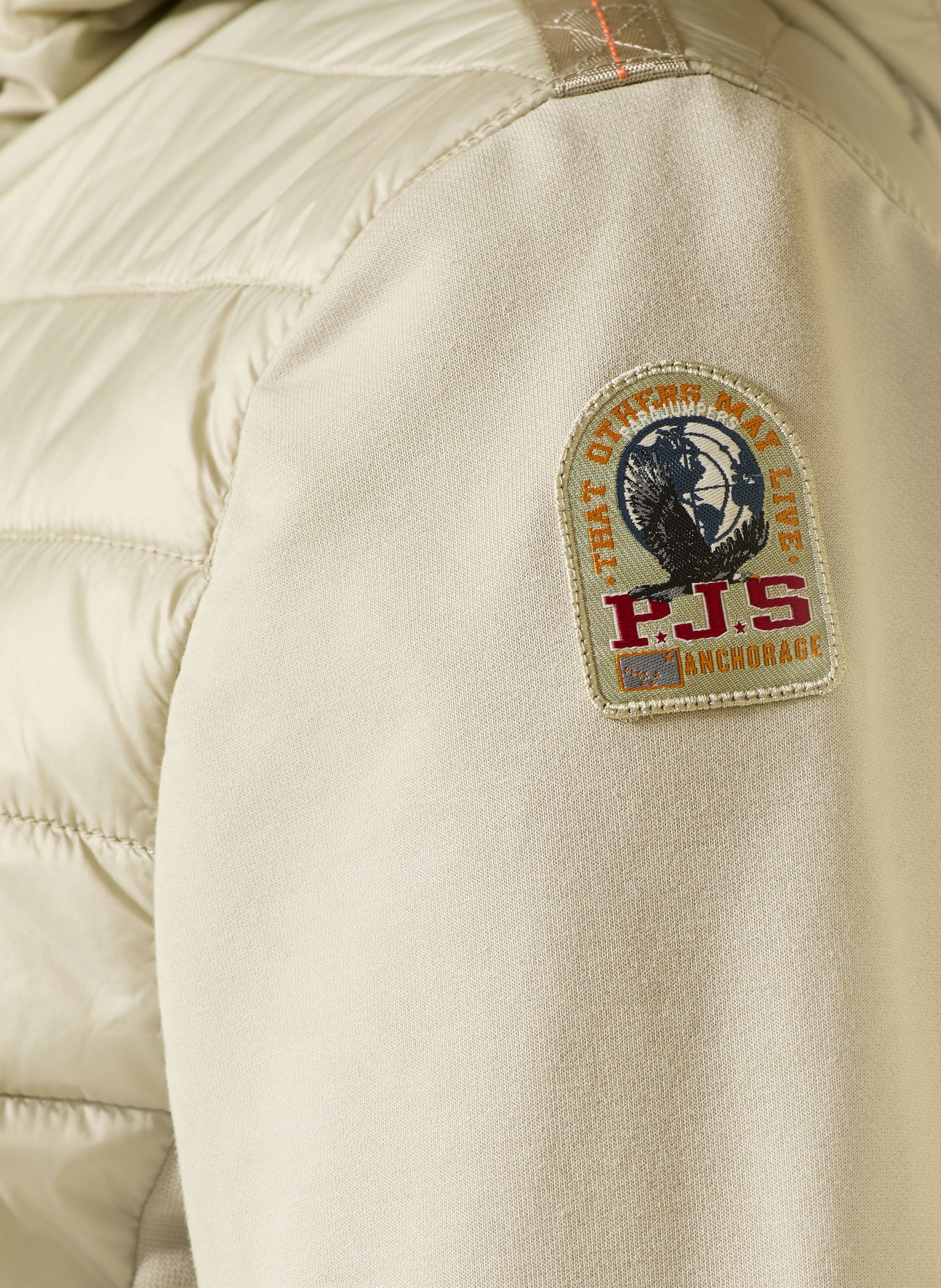 PARAJUMPERS Kurtka pikowana CAELIE z mieszanki materiałów: JASNOZIELONY