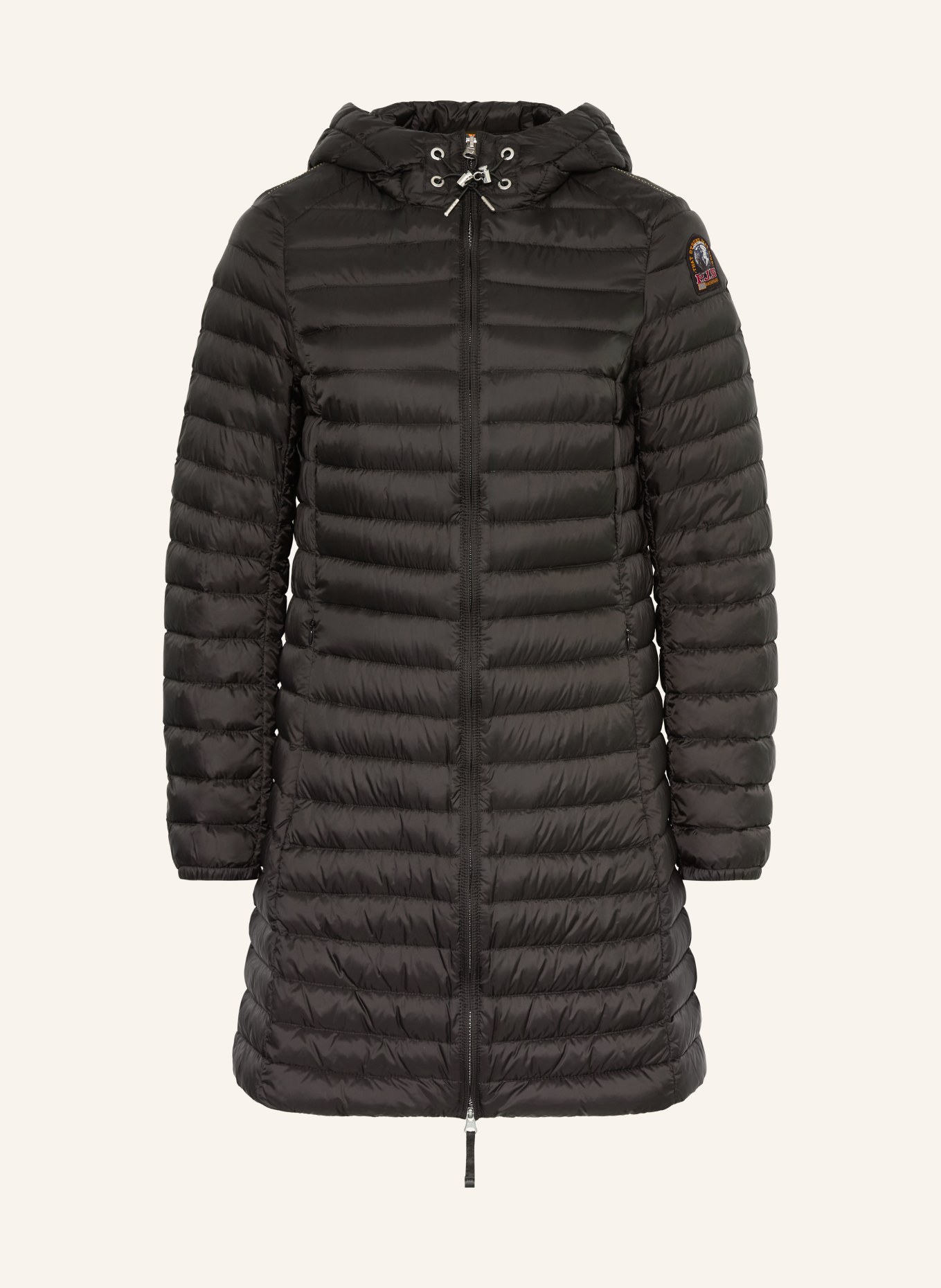 PARAJUMPERS Lehký péřový kabát MEREDITH: ČERNÁ