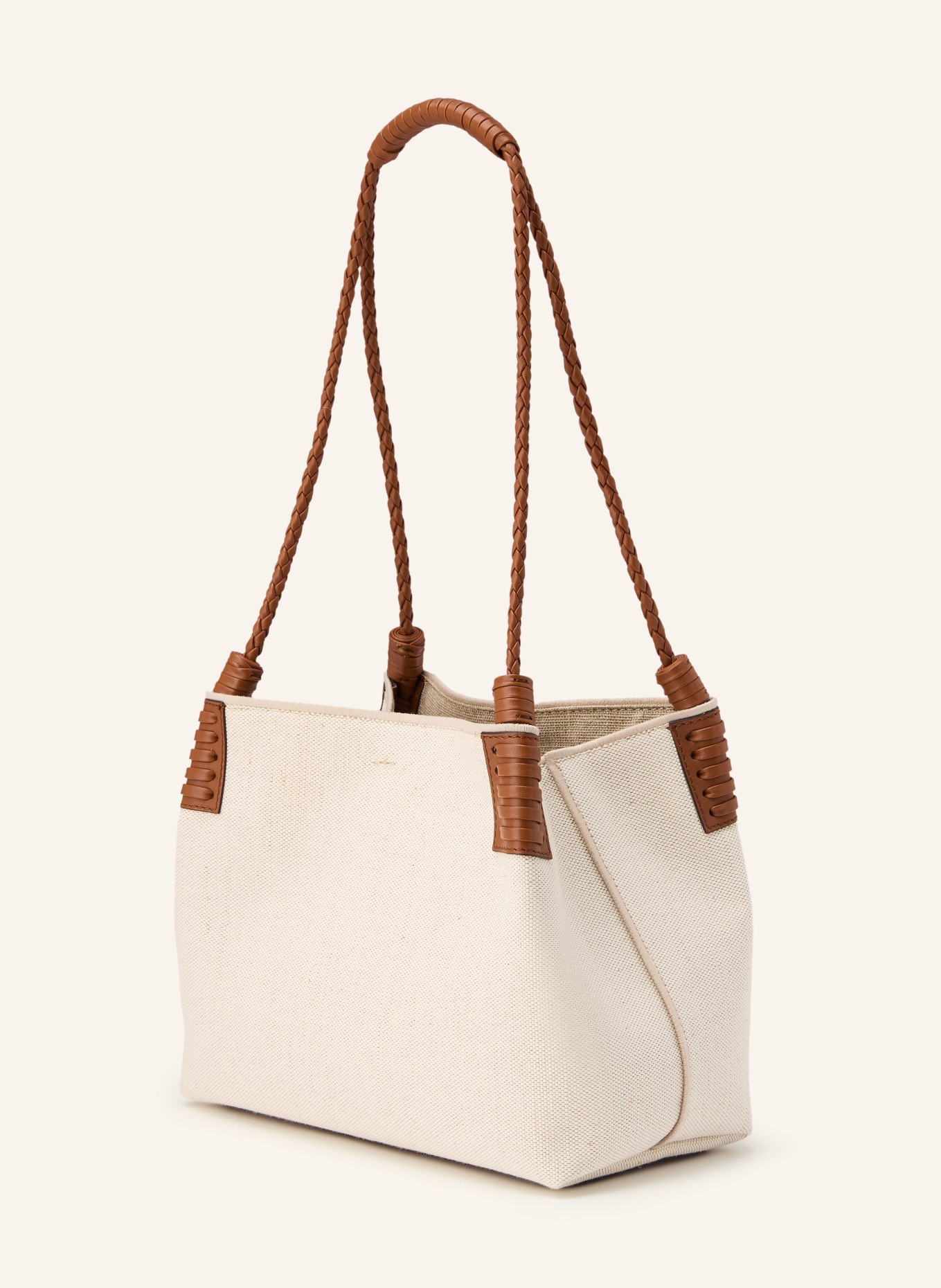 ETRO Shopper LIBRA: BEIGE / BRAUN