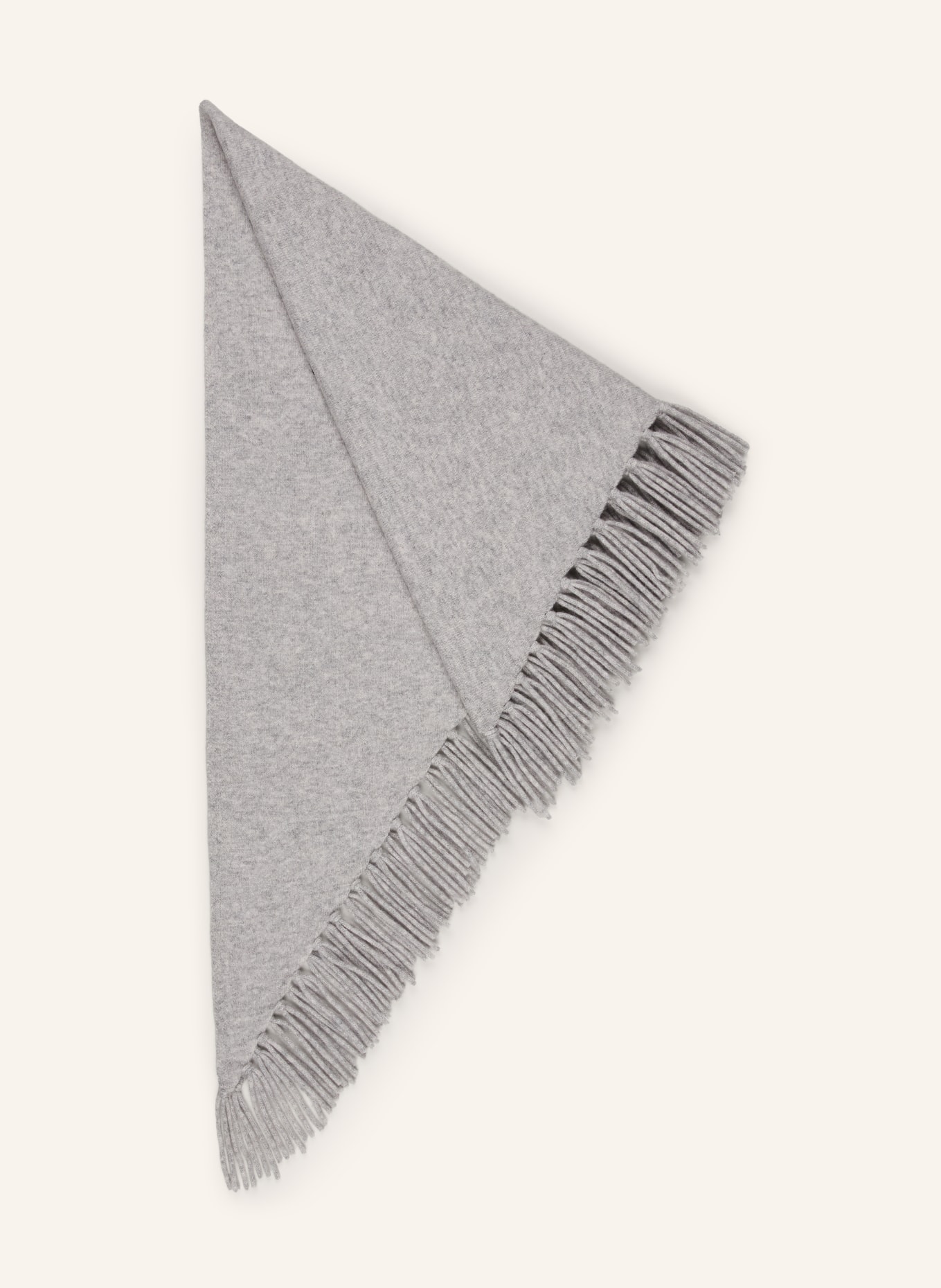 darling harbour Dreieckstuch mit Seide: GREY MELANGE