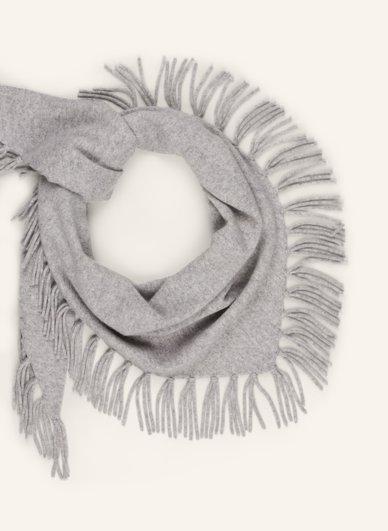 darling harbour Dreieckstuch mit Seide: GREY MELANGE