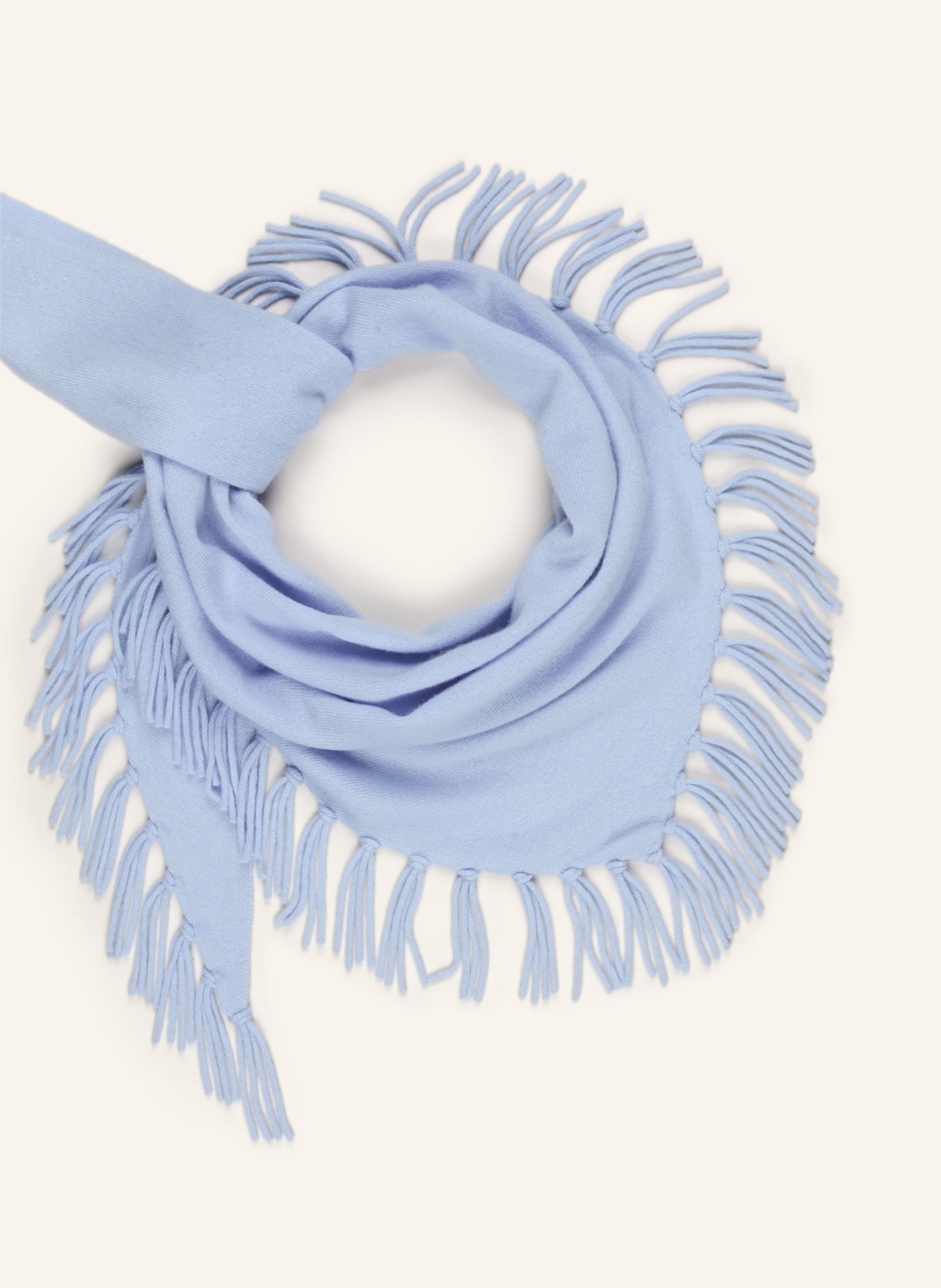 darling harbour Dreieckstuch mit Seide: SKY BLUE