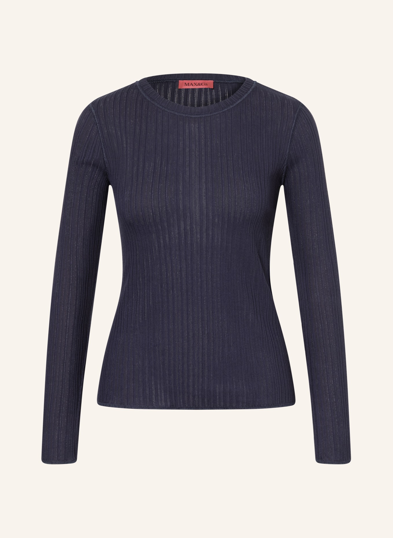 MAX & Co. Longsleeve MCOTRIONFO: DUNKELBLAU