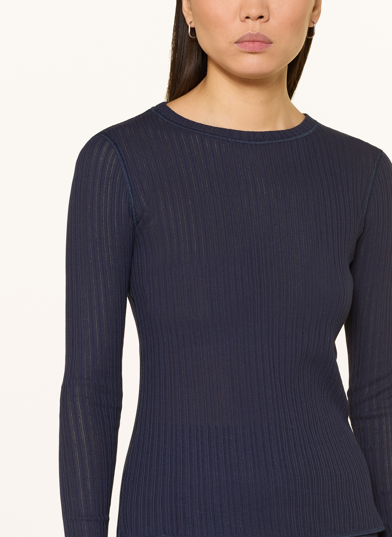 MAX & Co. Longsleeve MCOTRIONFO: DUNKELBLAU