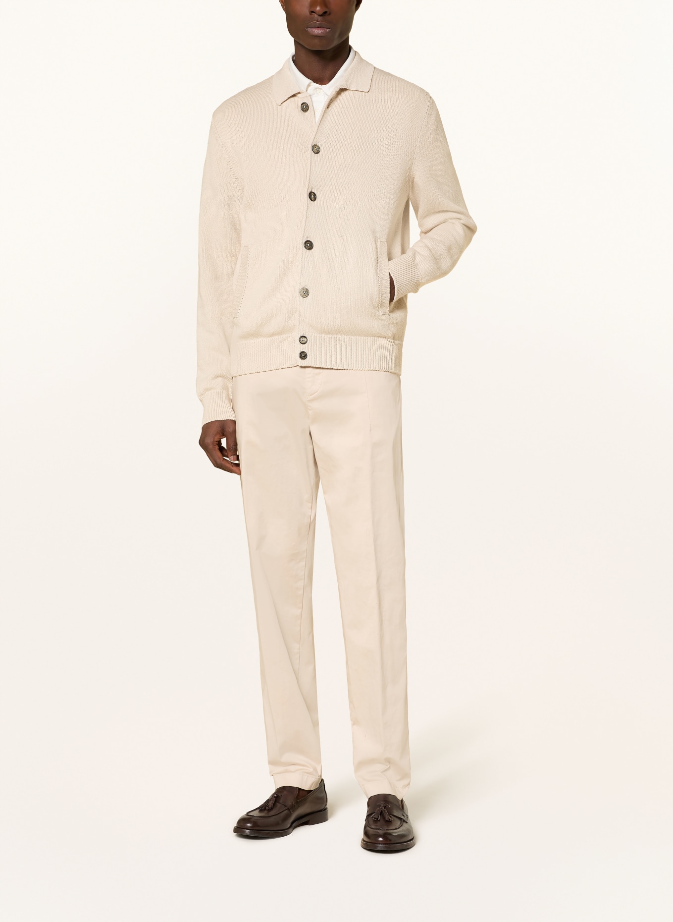 eleventy cardigan: BEIGE