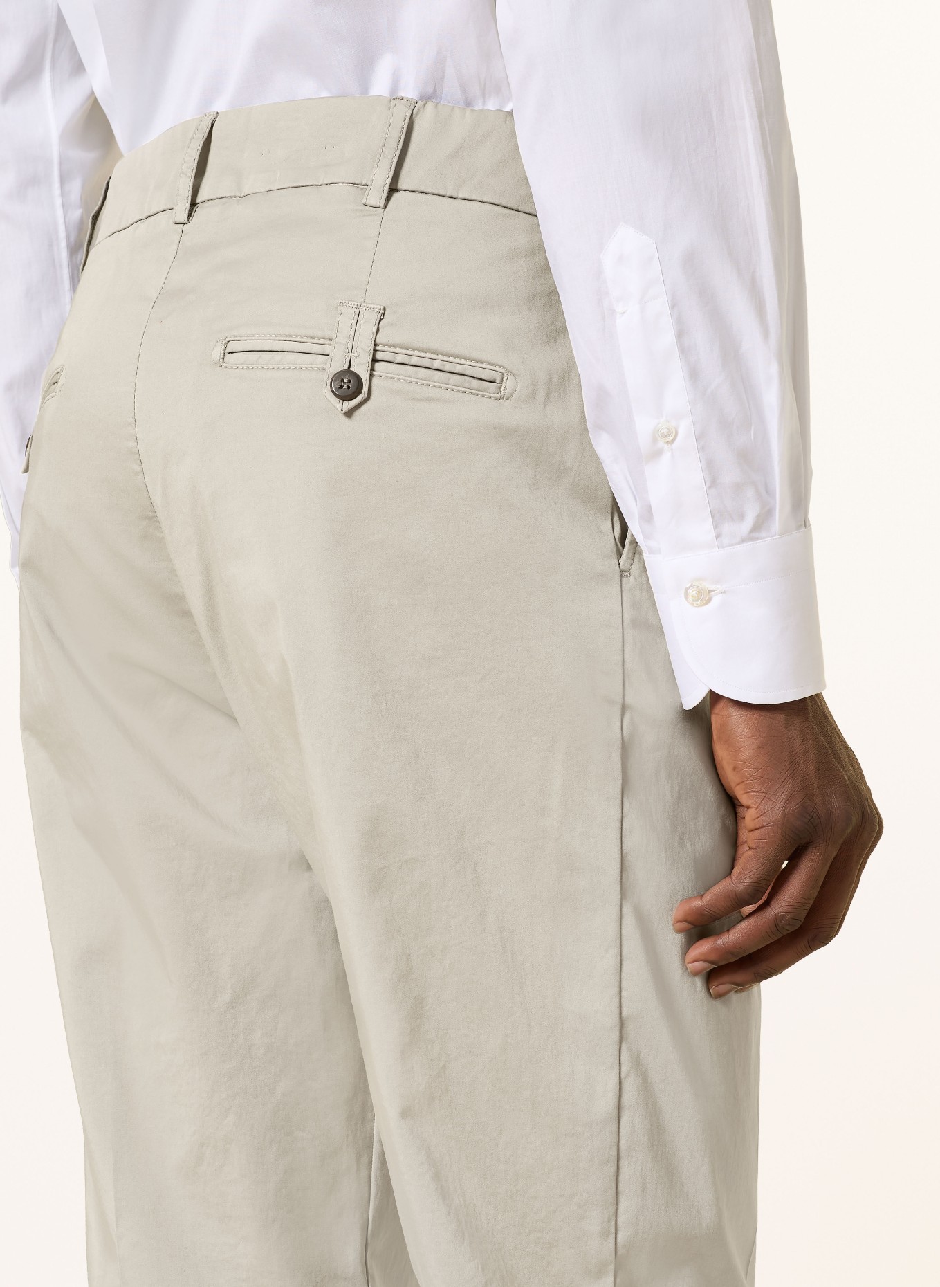 eleventy Chino Extra Slim Fit: JASNOZIELONY