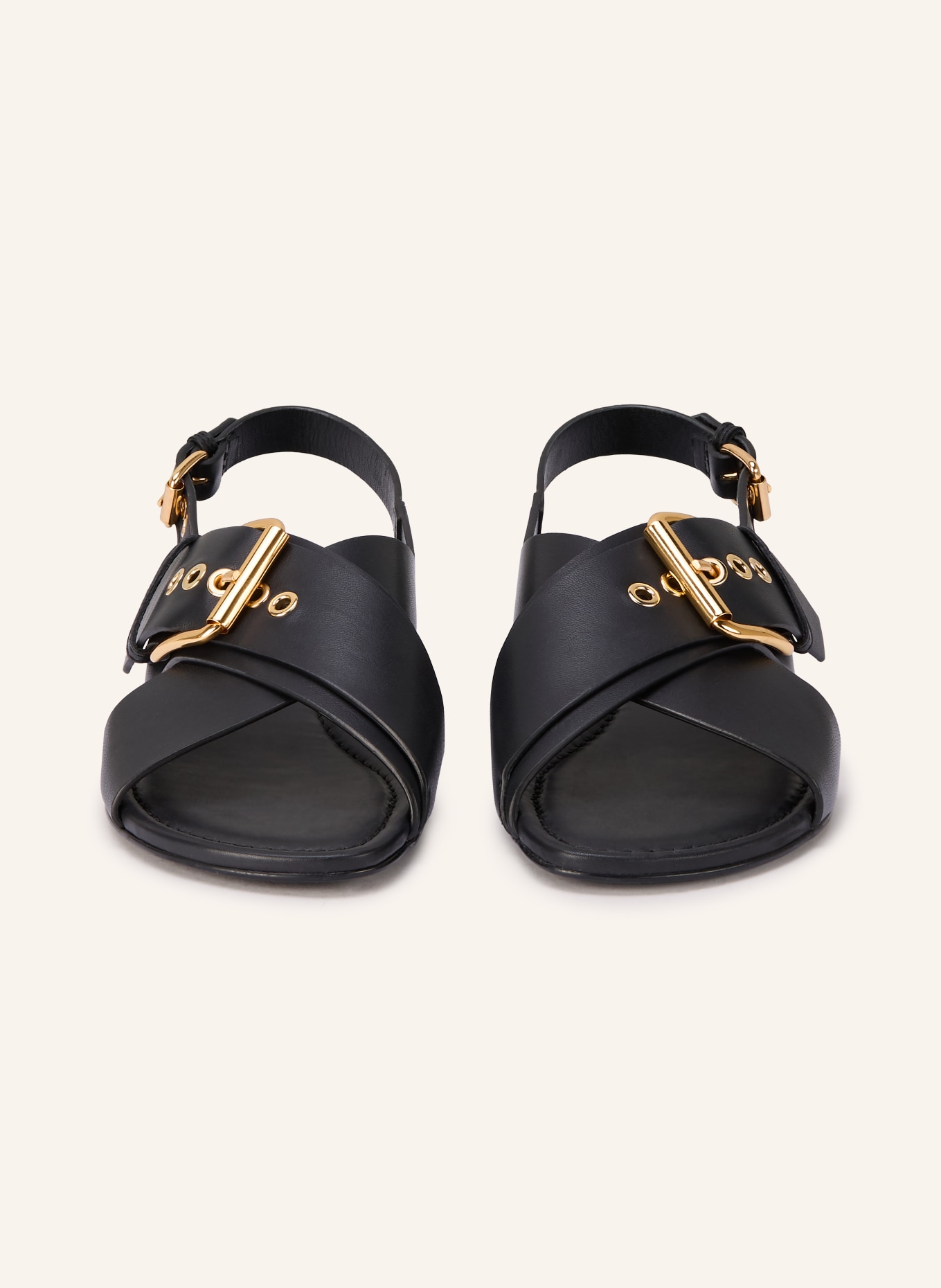 AGL sandals: BLACK