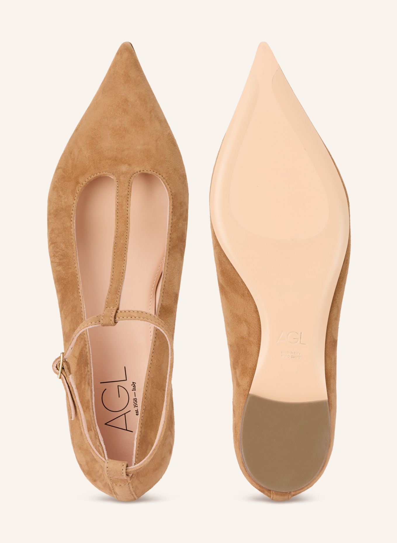 AGL Ballerinas: COGNAC