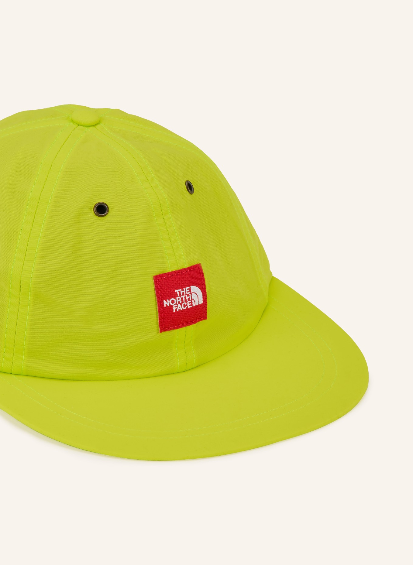 THE NORTH FACE Cap RED BOX: NEONGELB
