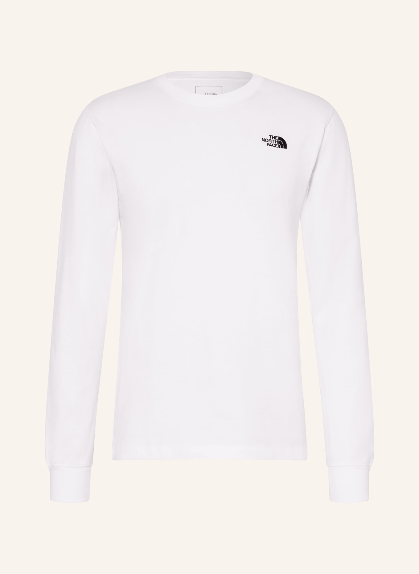 THE NORTH FACE Longsleeve EVOLUTION SIMPLE DOME: WEISS