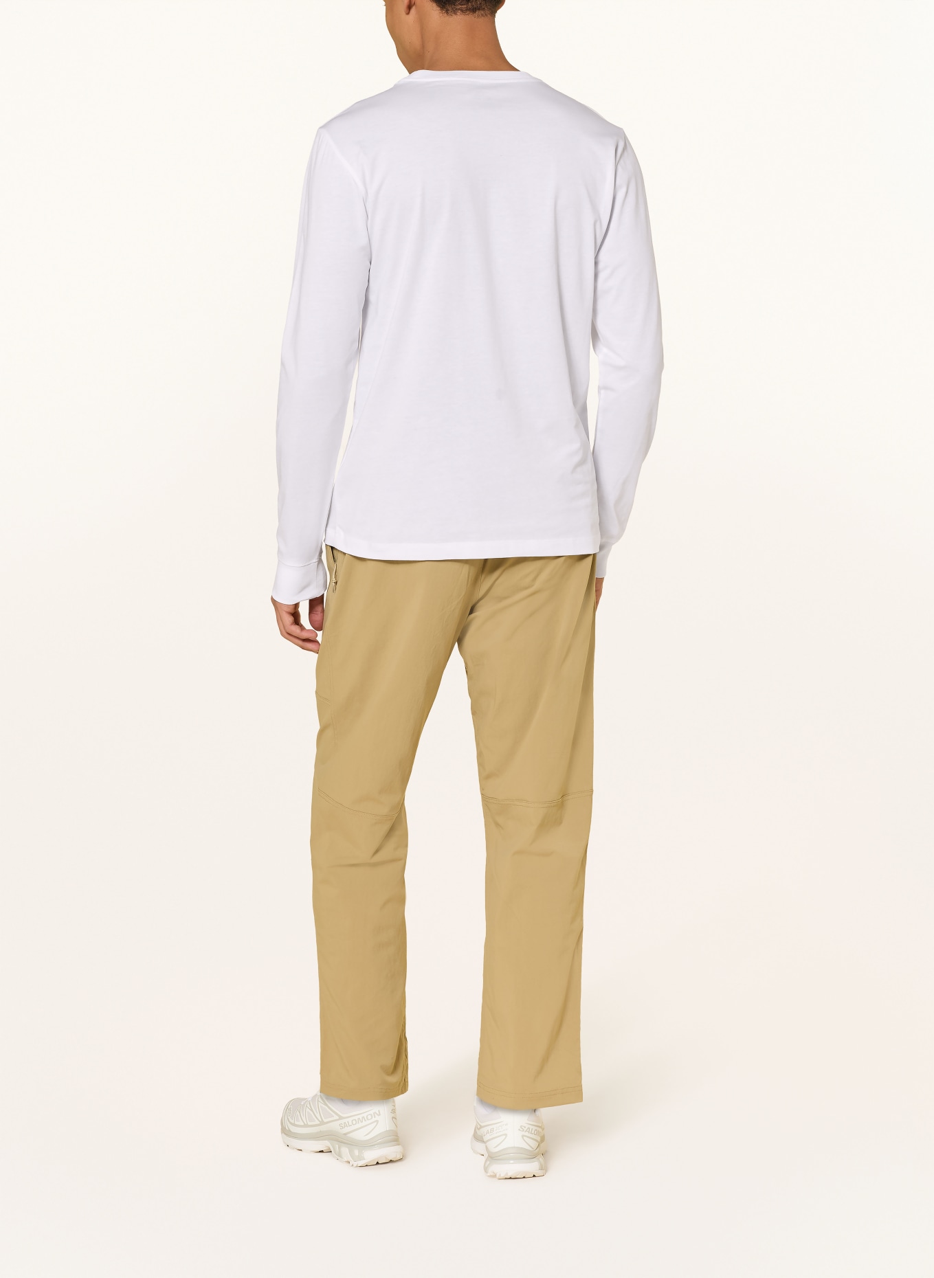 THE NORTH FACE Longsleeve EVOLUTION SIMPLE DOME: WEISS