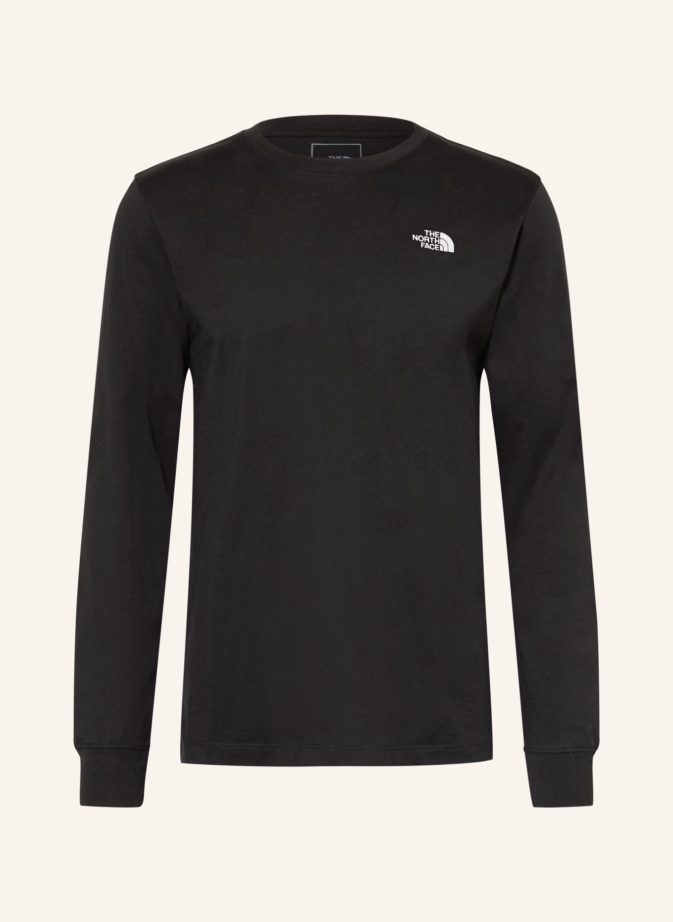 THE NORTH FACE Longsleeve EVOLUTION SIMPLE DOME: SCHWARZ