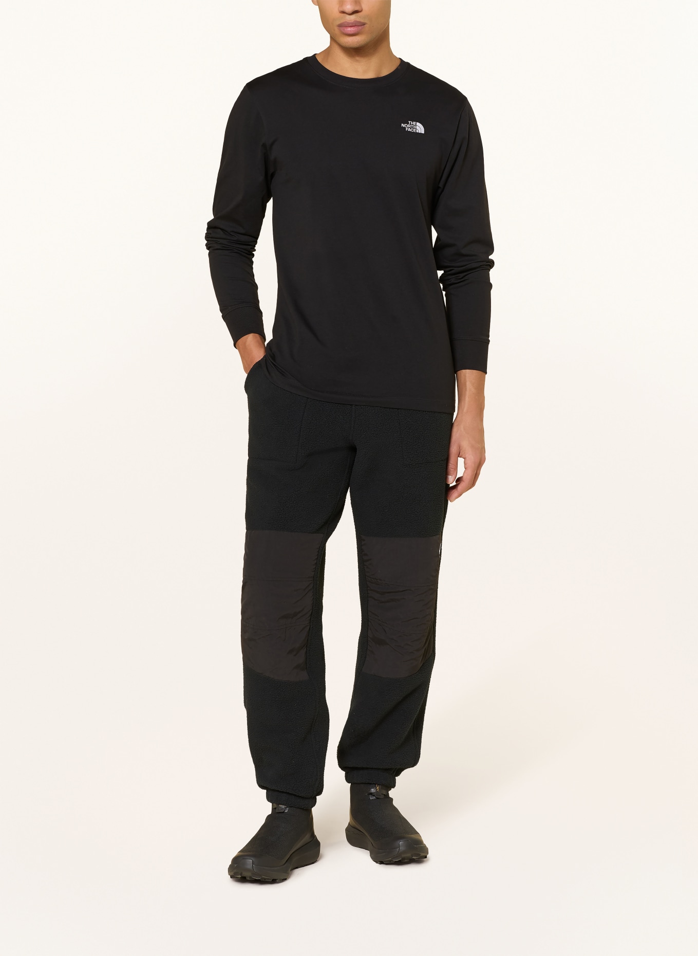 THE NORTH FACE Longsleeve EVOLUTION SIMPLE DOME: SCHWARZ