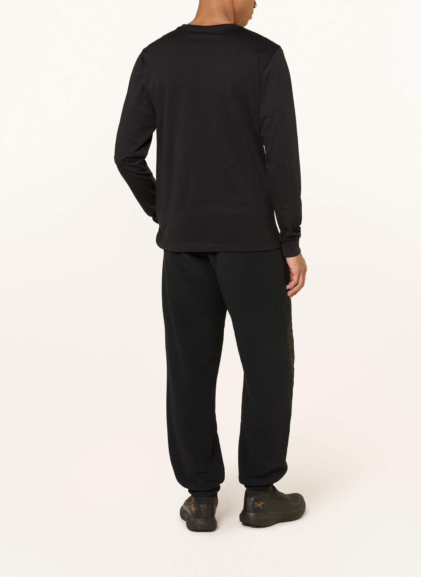 THE NORTH FACE Longsleeve EVOLUTION SIMPLE DOME: SCHWARZ