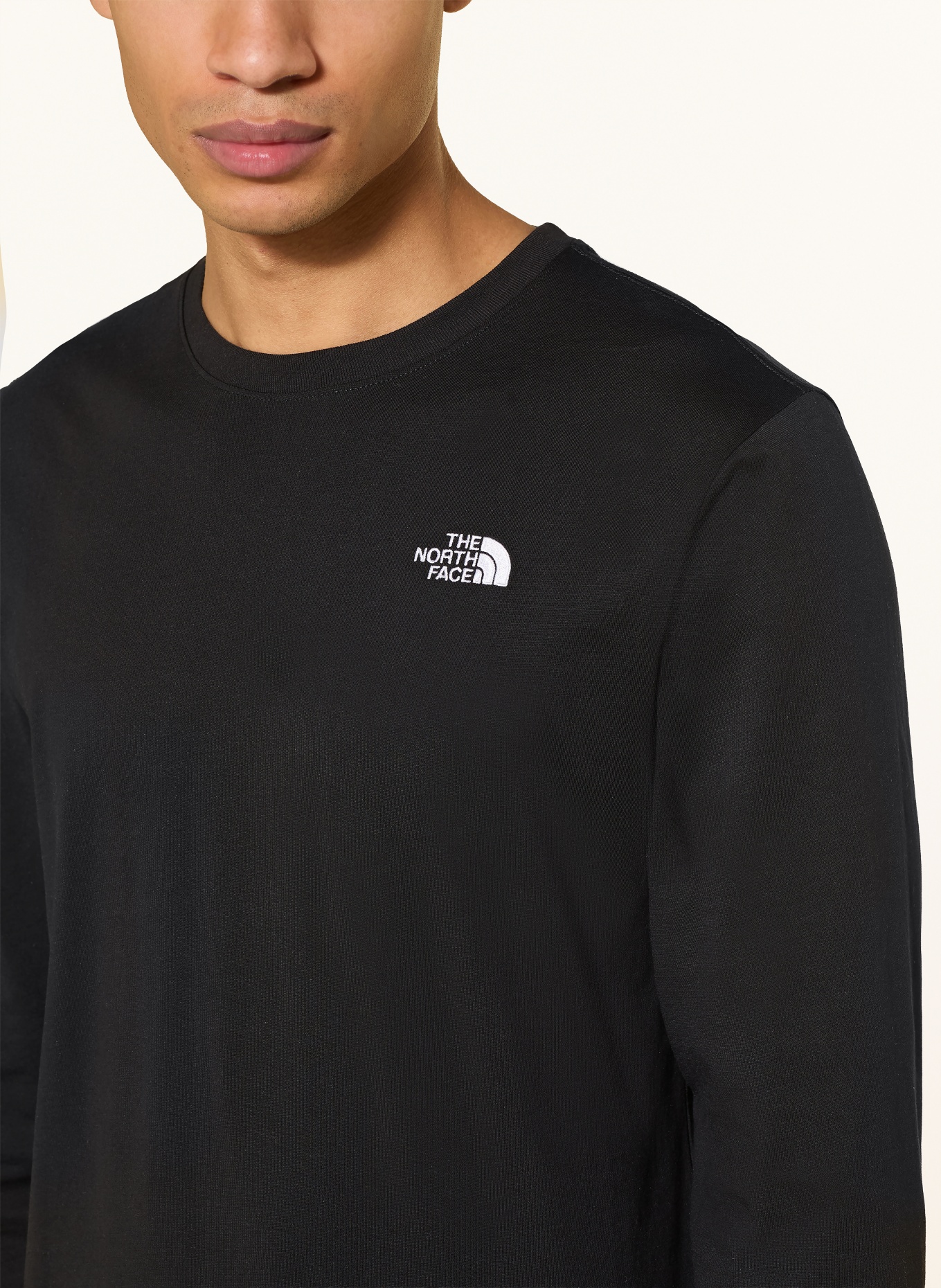 THE NORTH FACE Longsleeve EVOLUTION SIMPLE DOME: SCHWARZ