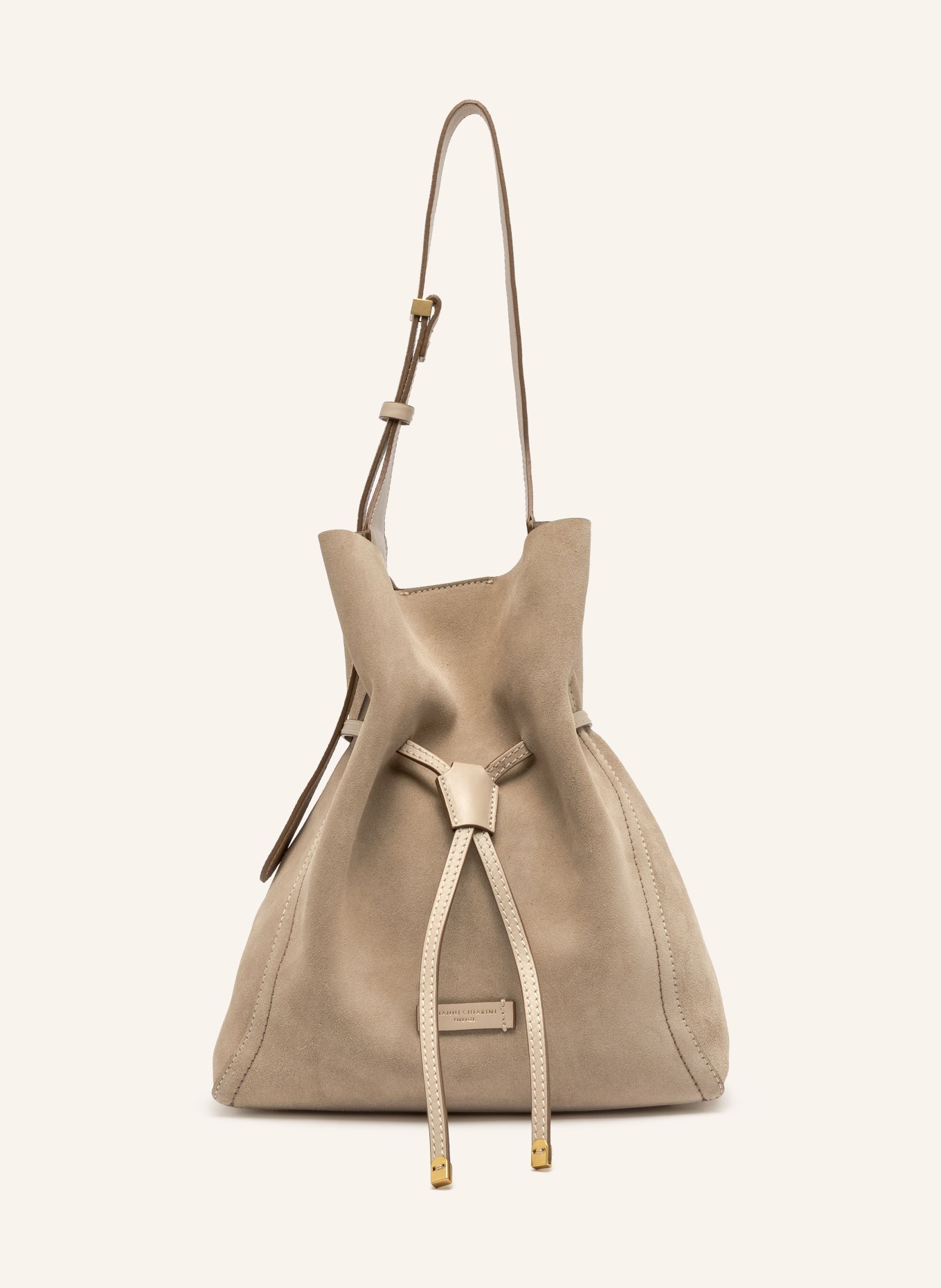 GIANNI CHIARINI Beuteltasche SIENNA: BEIGE / GOLD