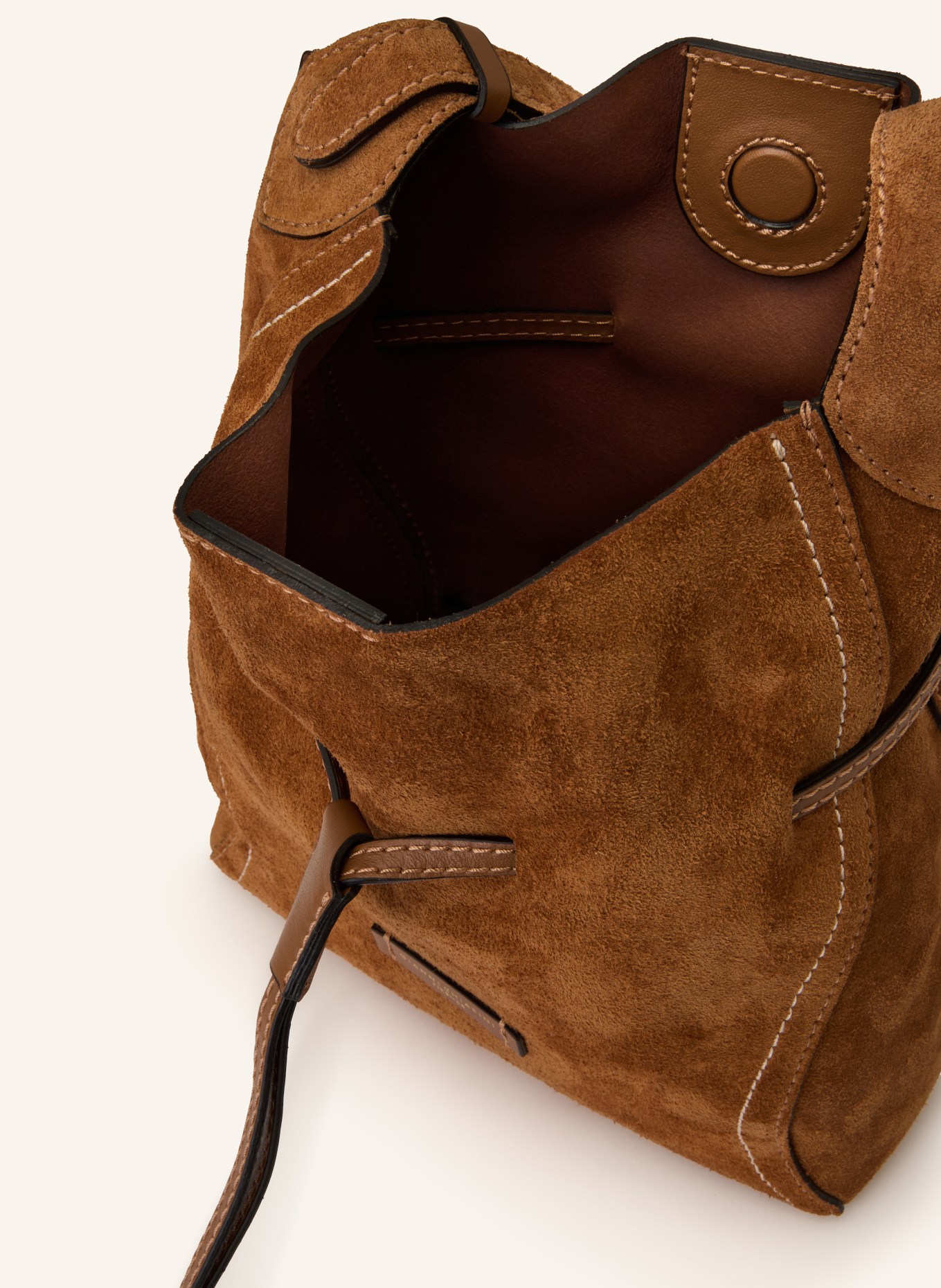 GIANNI CHIARINI Beuteltasche SIENNA: BRAUN / GOLD