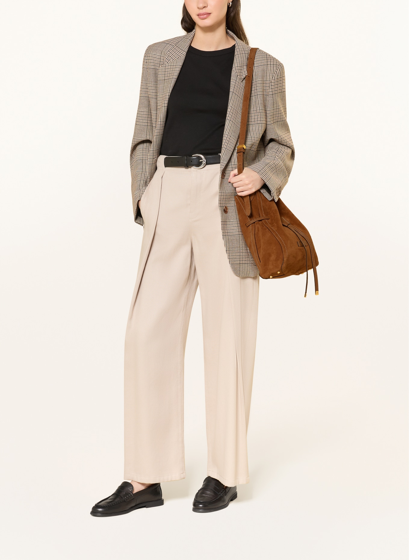 GIANNI CHIARINI Beuteltasche SIENNA: BRAUN / GOLD