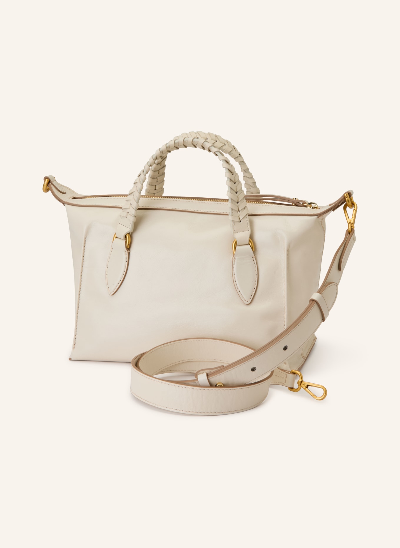GIANNI CHIARINI ROXY handbag: CREAM