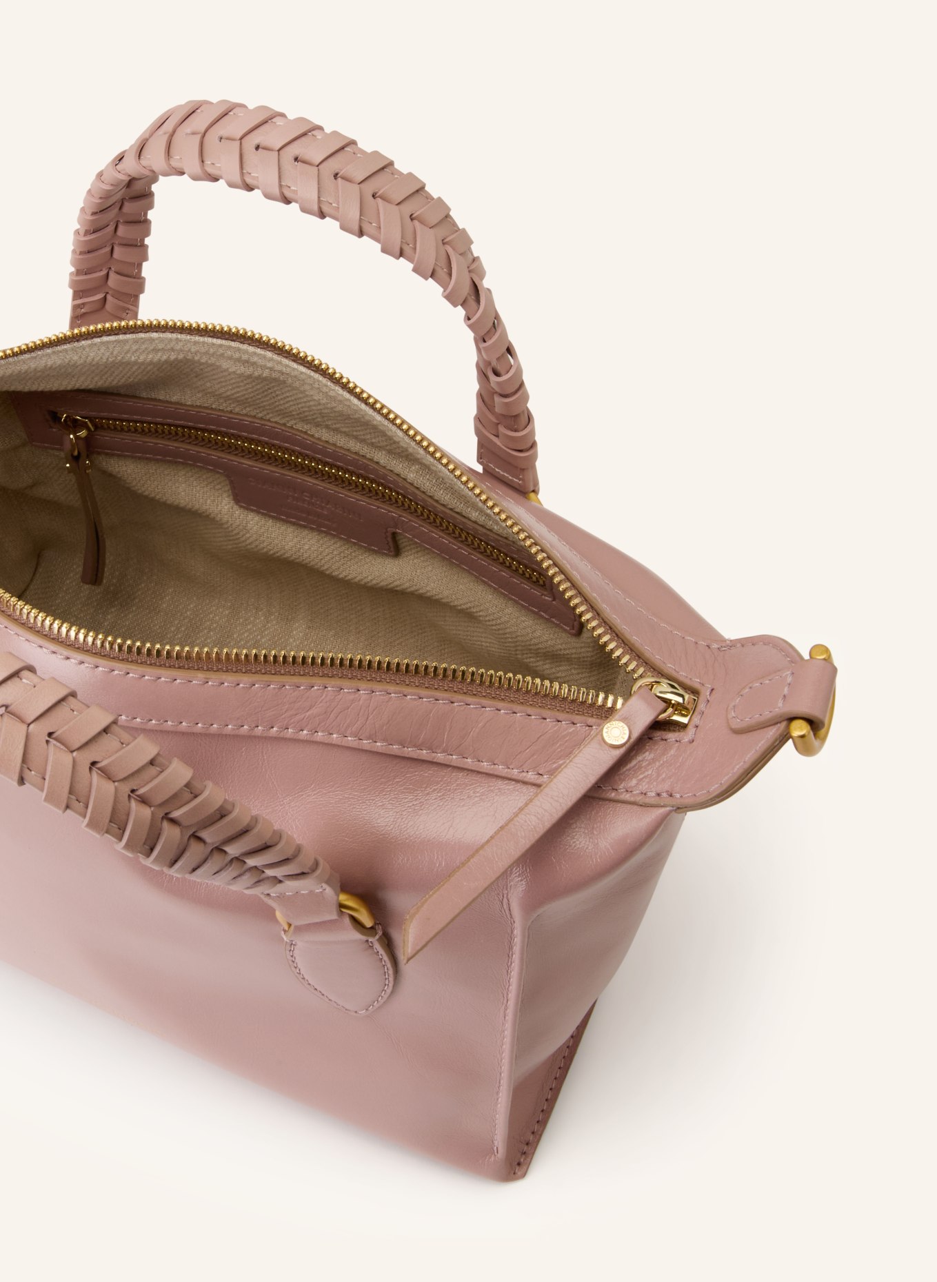 GIANNI CHIARINI ROXY handbag: DUSKY PINK
