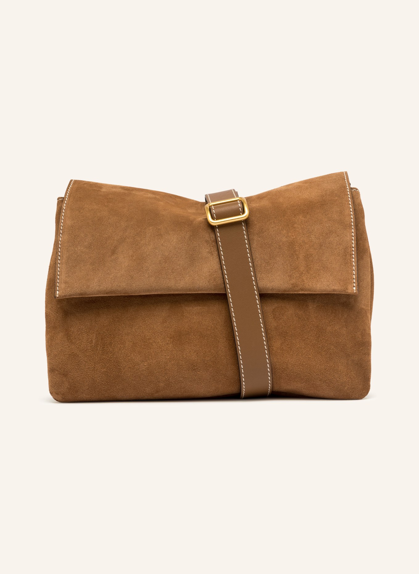 GIANNI CHIARINI Umhängetasche THREE: BRAUN / GOLD