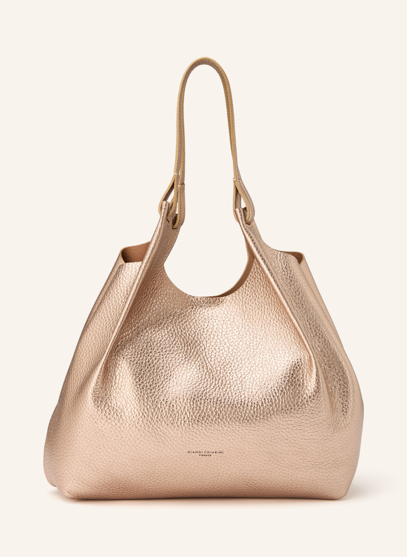 GIANNI CHIARINI Shopper DUA XL mit Pouch: GOLD