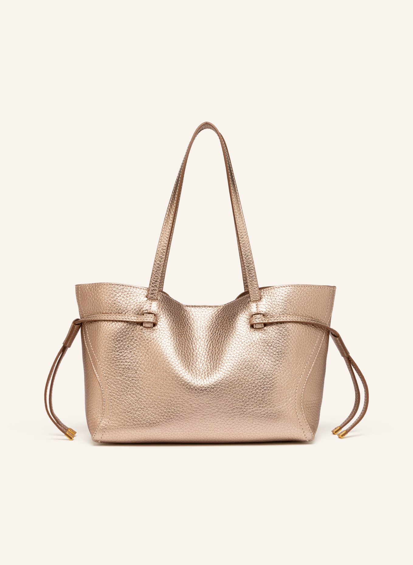 GIANNI CHIARINI Shopper VIOLETTE mit Pouch: ROSÉGOLD / GOLD