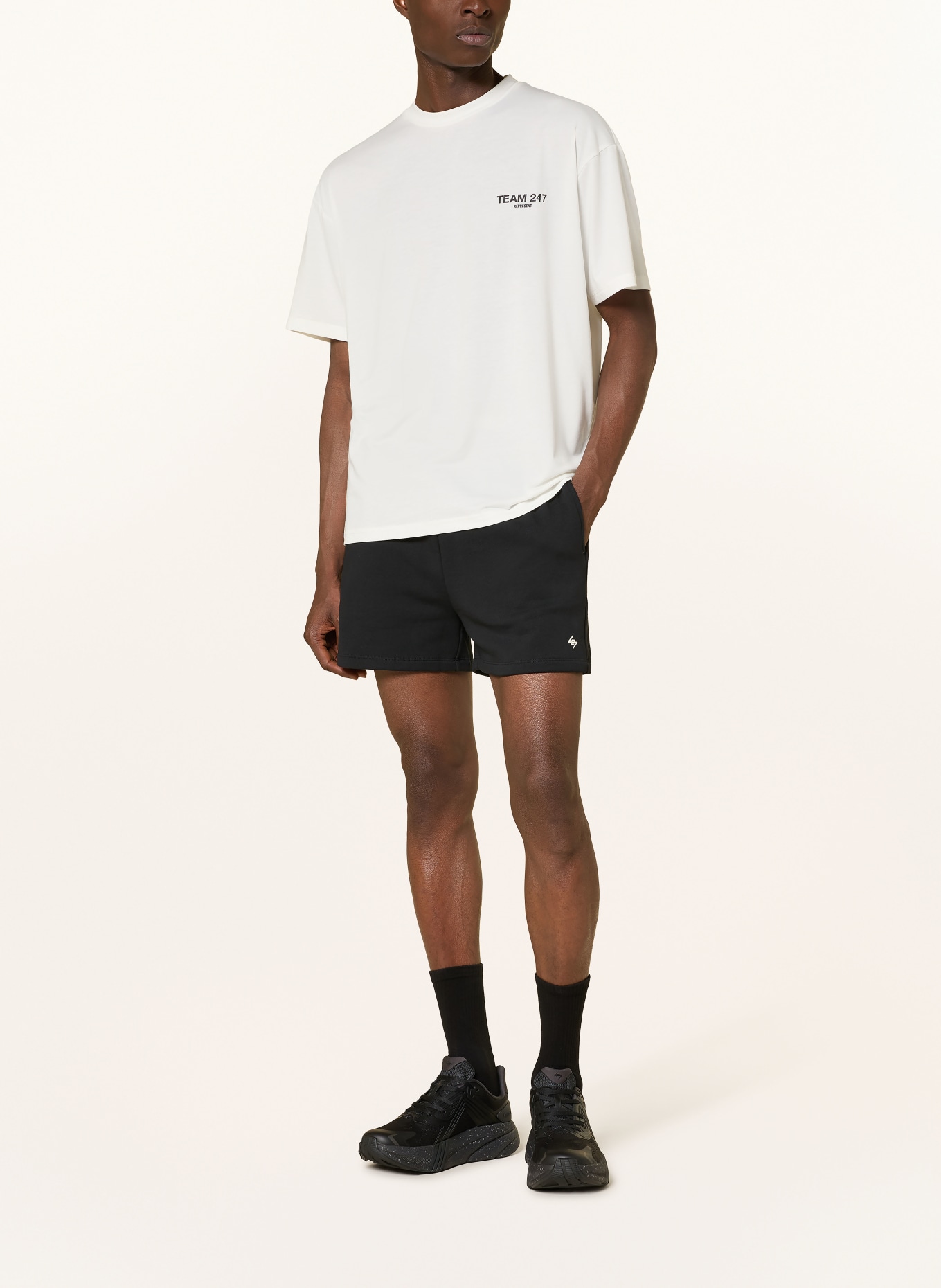 247 REPRESENT Koszulka TEAM 247: BIAŁY / CZARNY