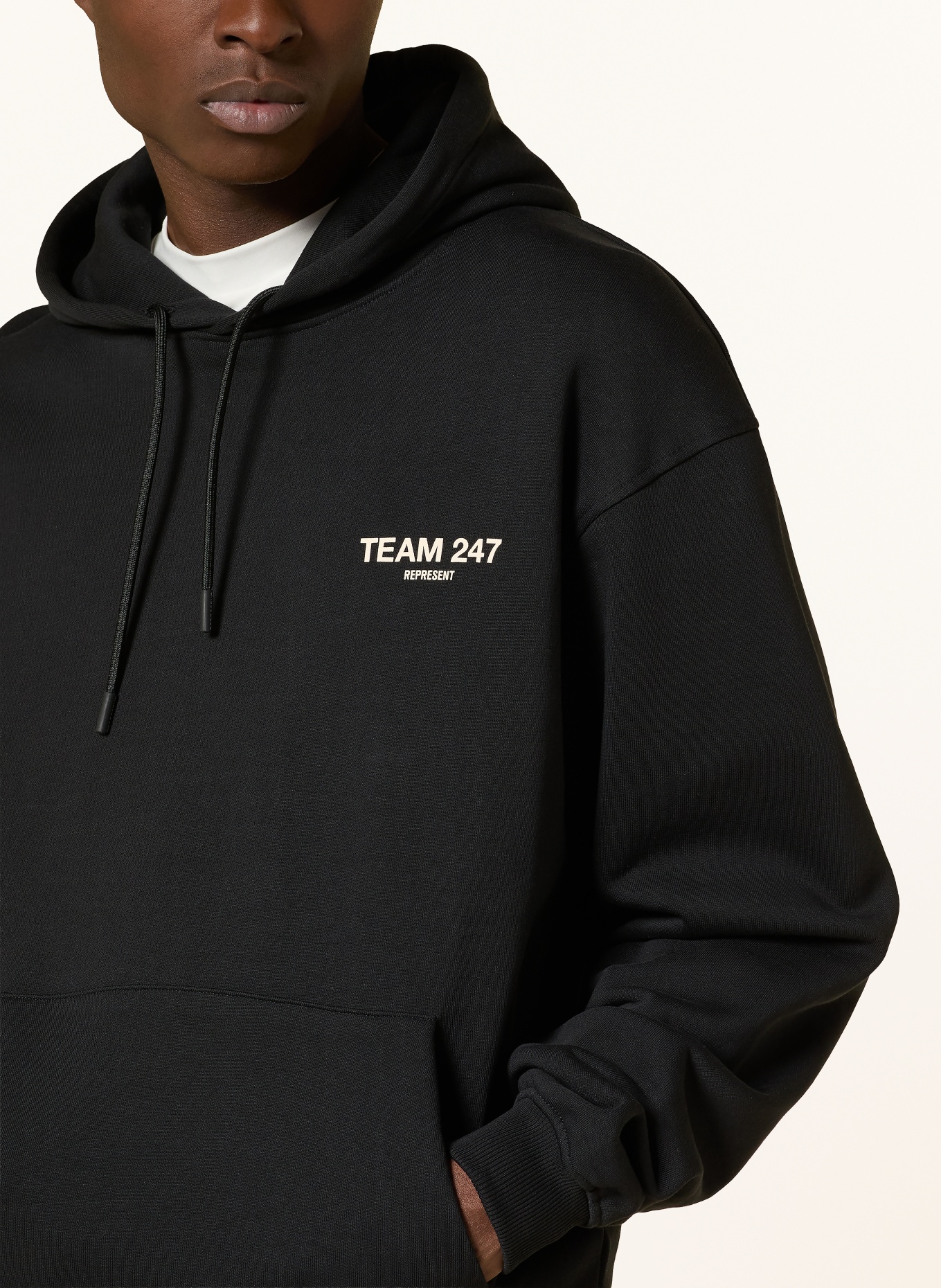 247 REPRESENT Hoodie TEAM 247: SCHWARZ