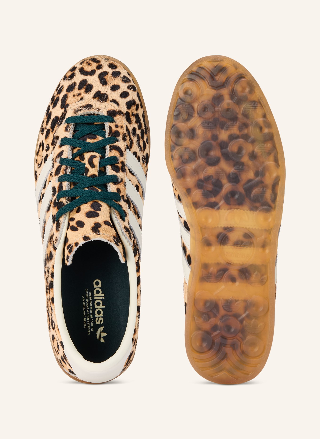 adidas Originals GAZELLE LO PRO sneaker: BEIGE / BLACK