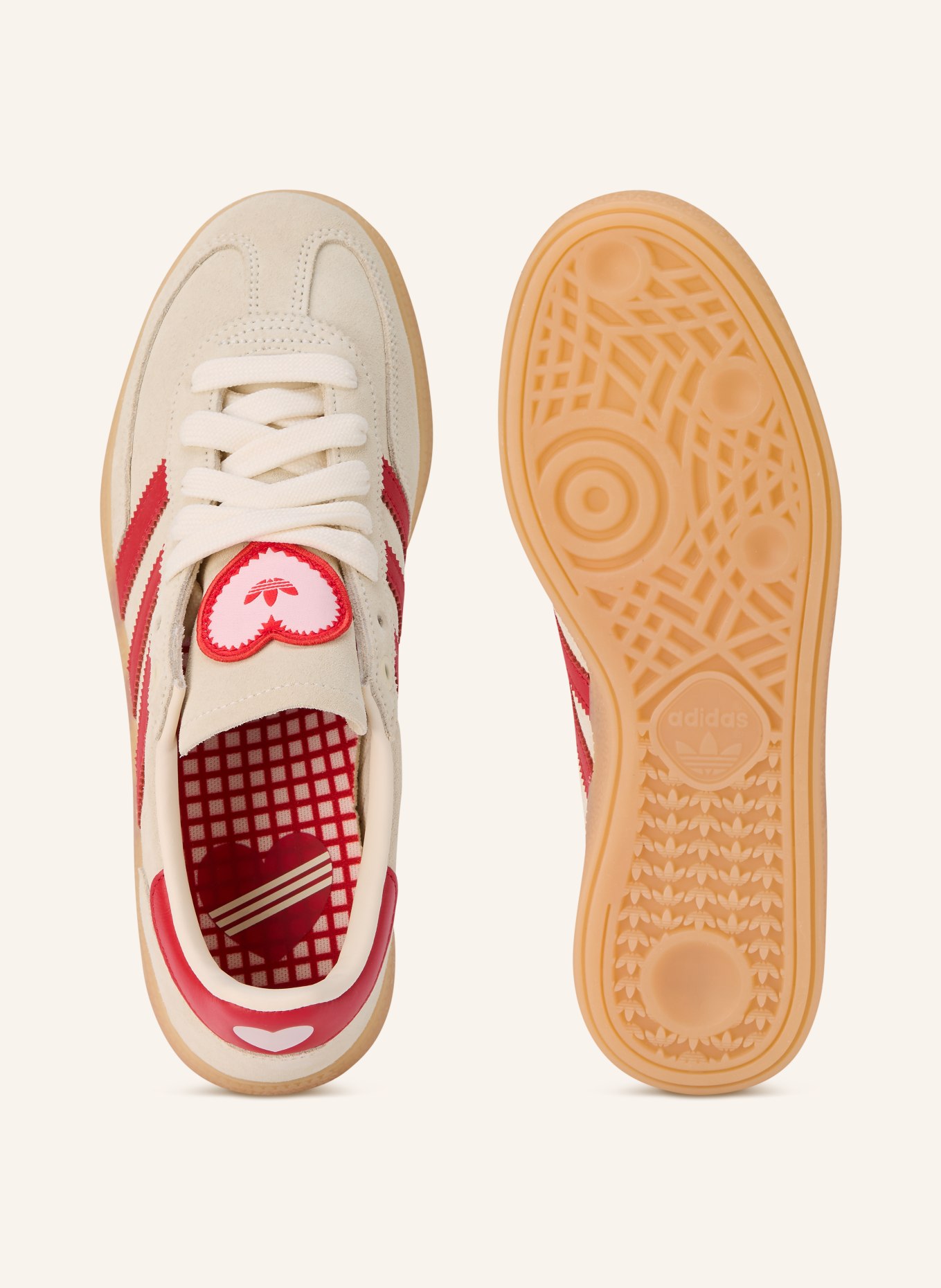 adidas Originals Sneaker HANDBALL SPEZIAL: CREME / ROT