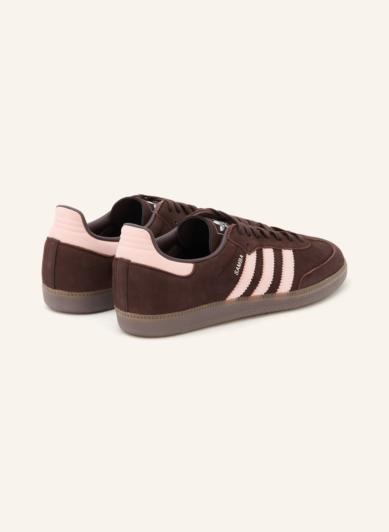 adidas Originals Sneaker SAMBA OG: DUNKELBRAUN / ROSÉ / WEISS