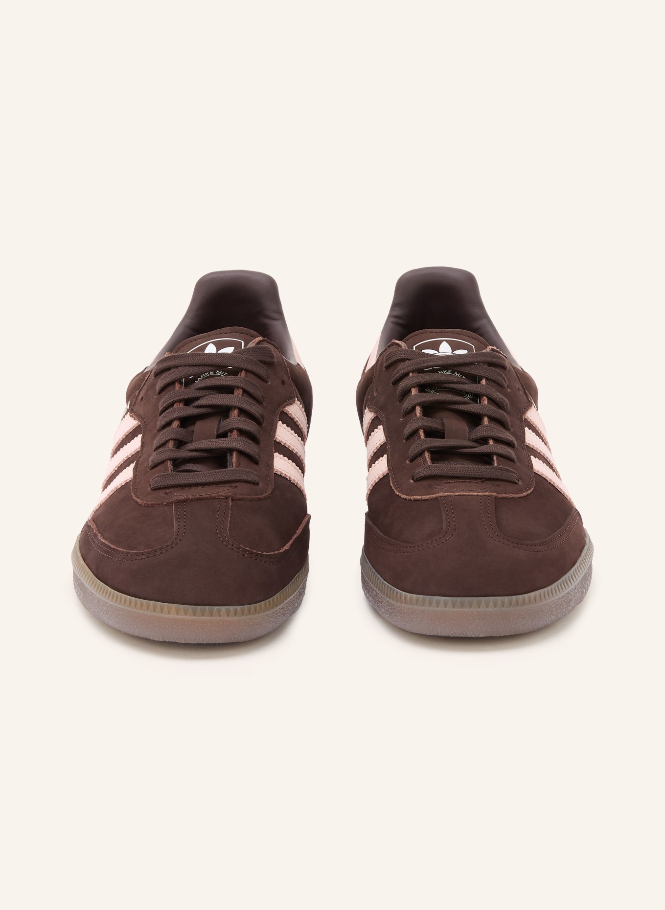 adidas Originals Sneaker SAMBA OG: DUNKELBRAUN / ROSÉ / WEISS